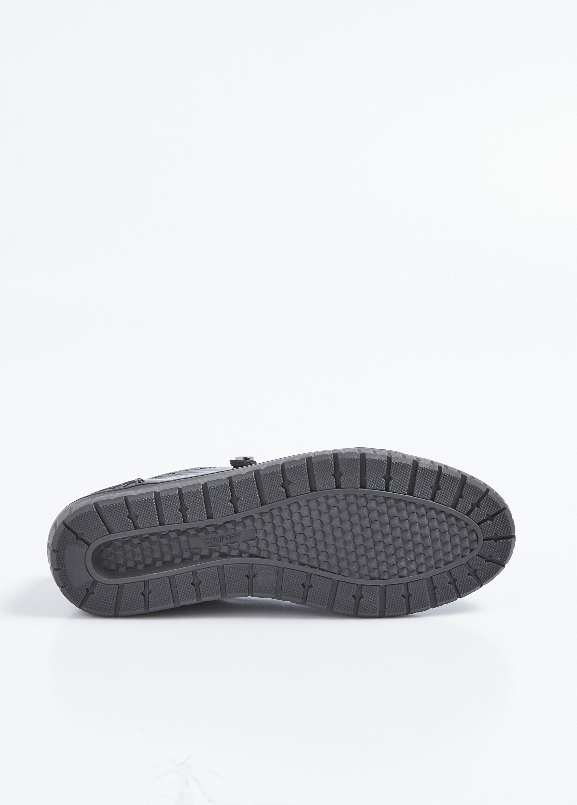 Baskets largeur confort lacées et zippées Femme Noir ORAURE UN1