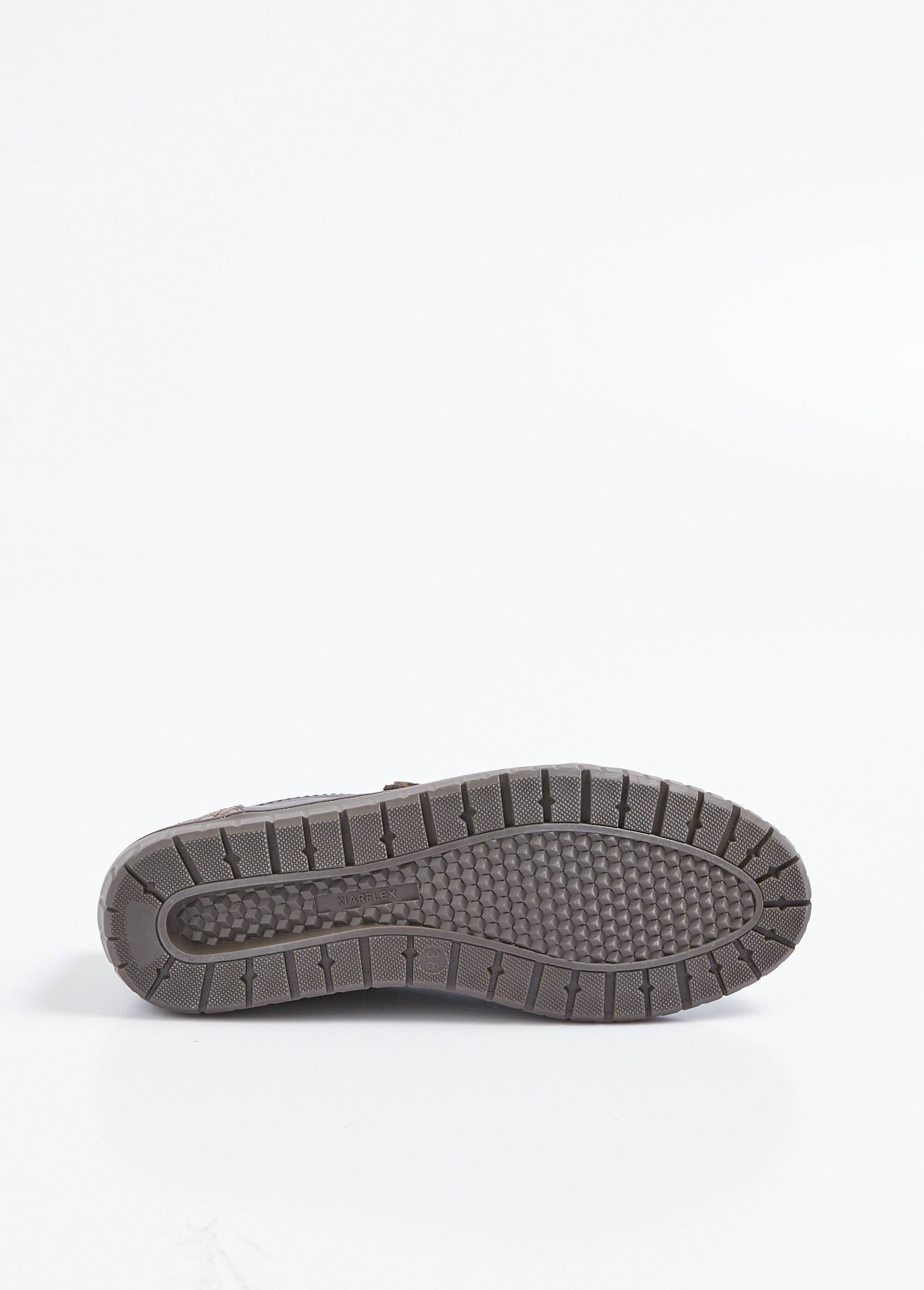 Baskets largeur confort lacées et zippées Femme Marron ORAURE UN1