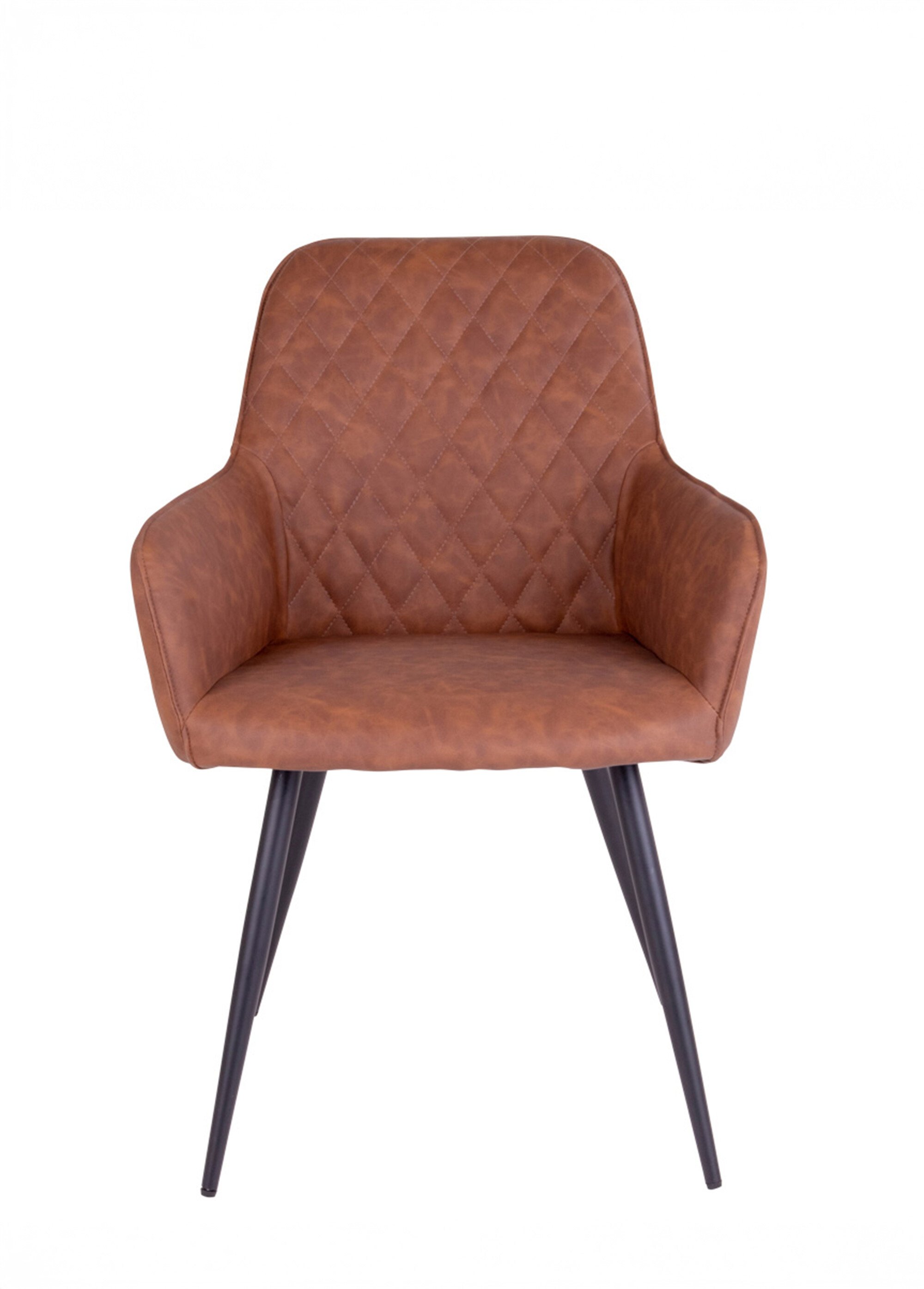 Chaise de salle à manger thème vintage 1M MARRON HN-1001150 DE1