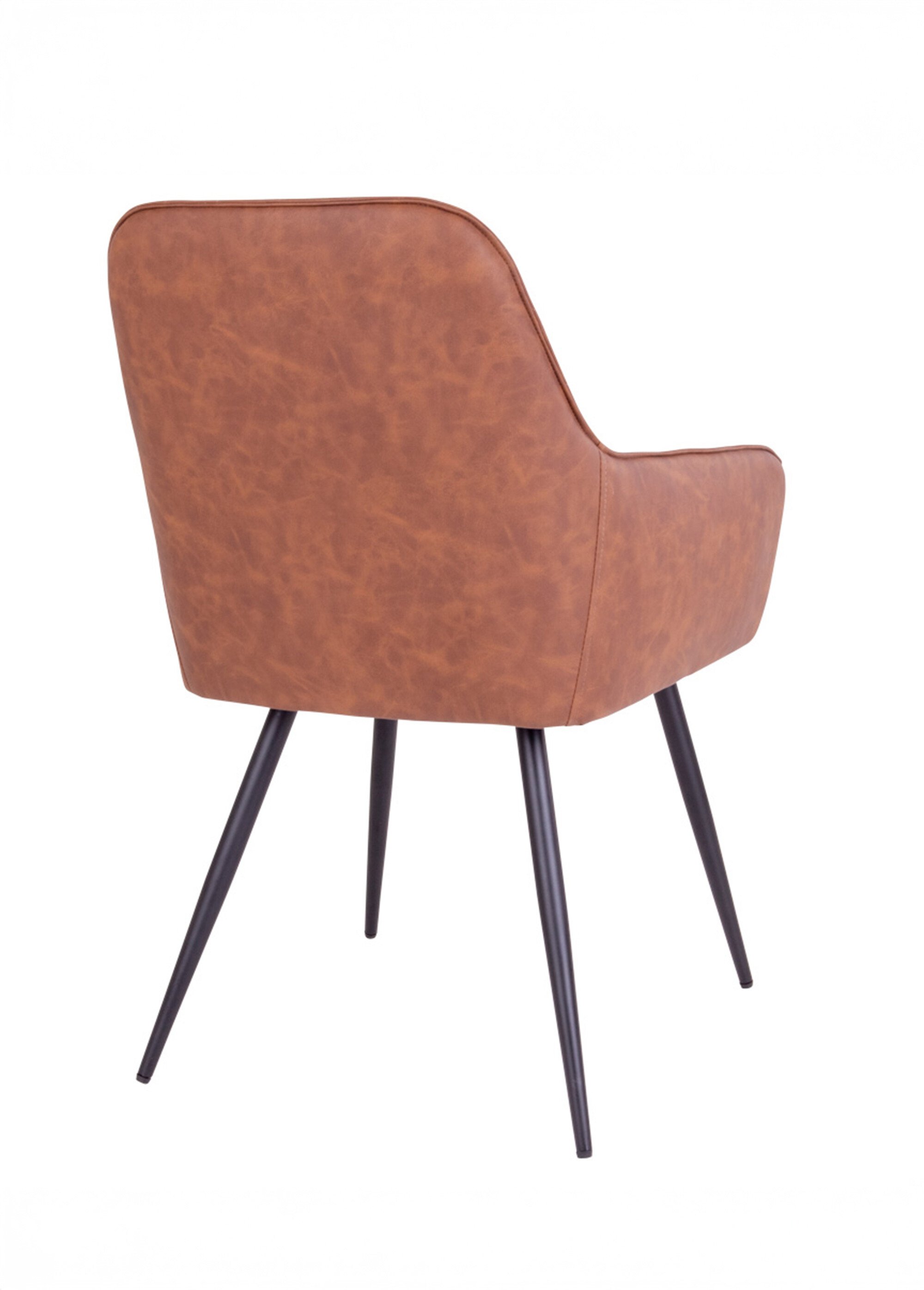 Chaise de salle à manger thème vintage 1M MARRON HN-1001150 DO1