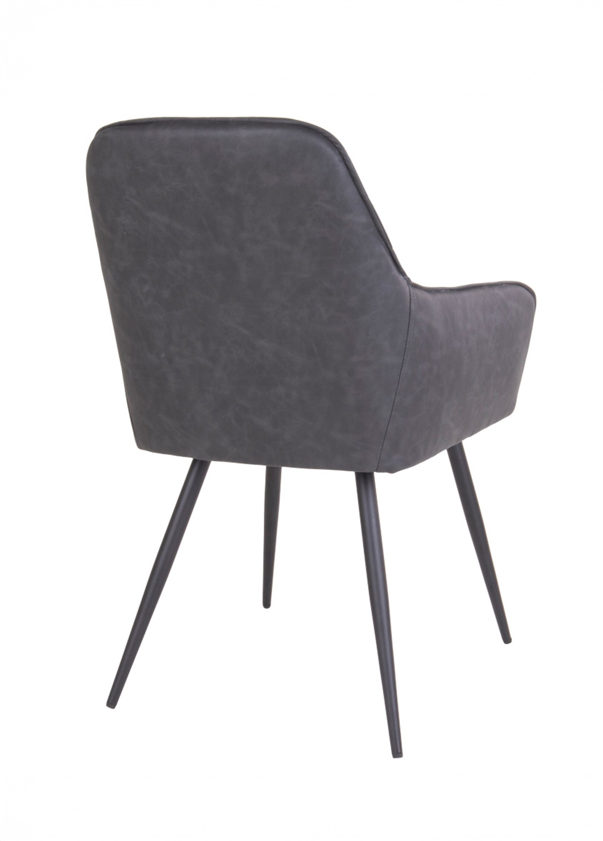 Chaise de salle à manger thème vintage 2G GRIS HN-1001152 DO1