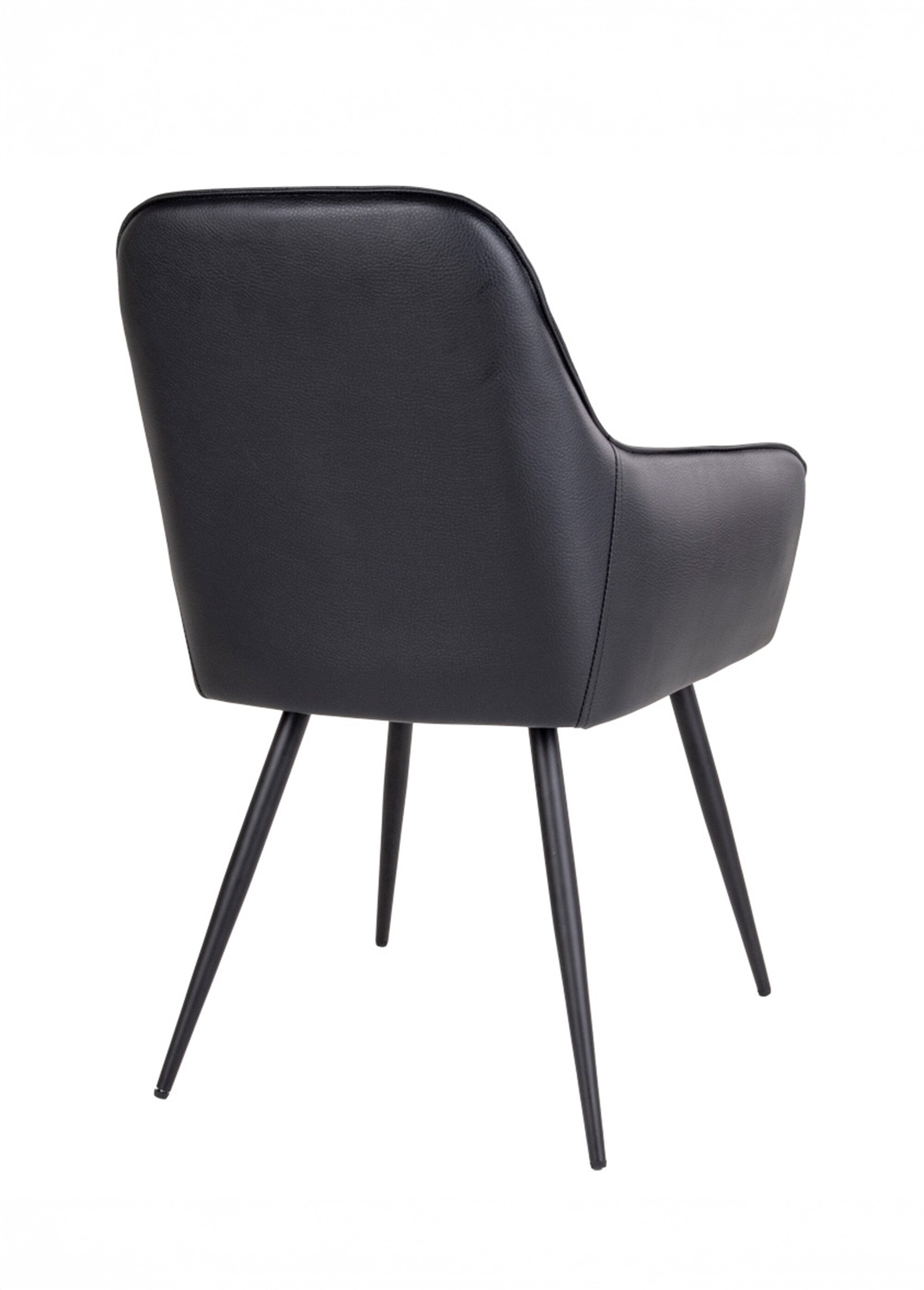 Chaise de salle à manger thème vintage 3N NOIR HN-1001153 DO1