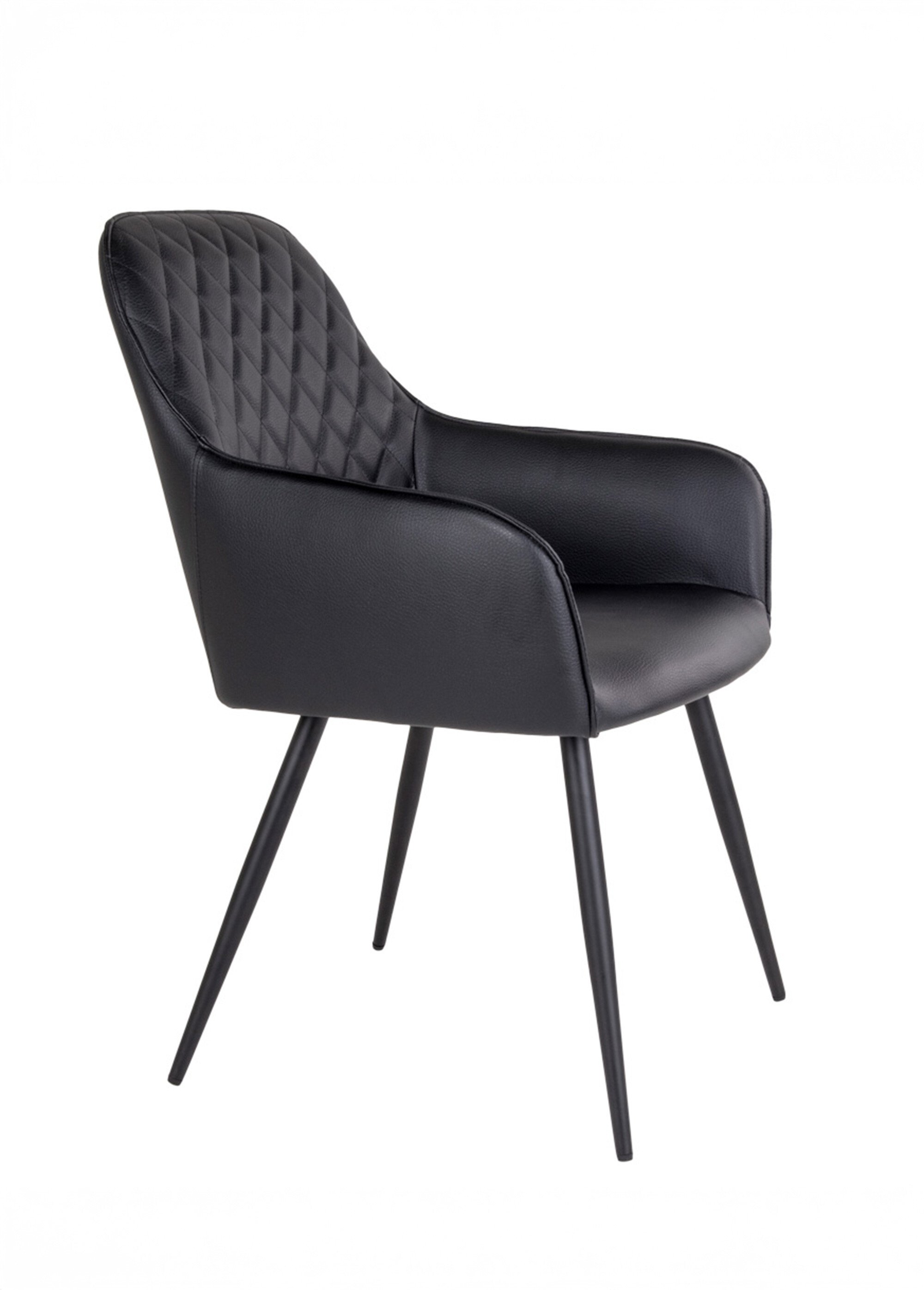Chaise de salle à manger thème vintage 3N NOIR HN-1001153 DR1