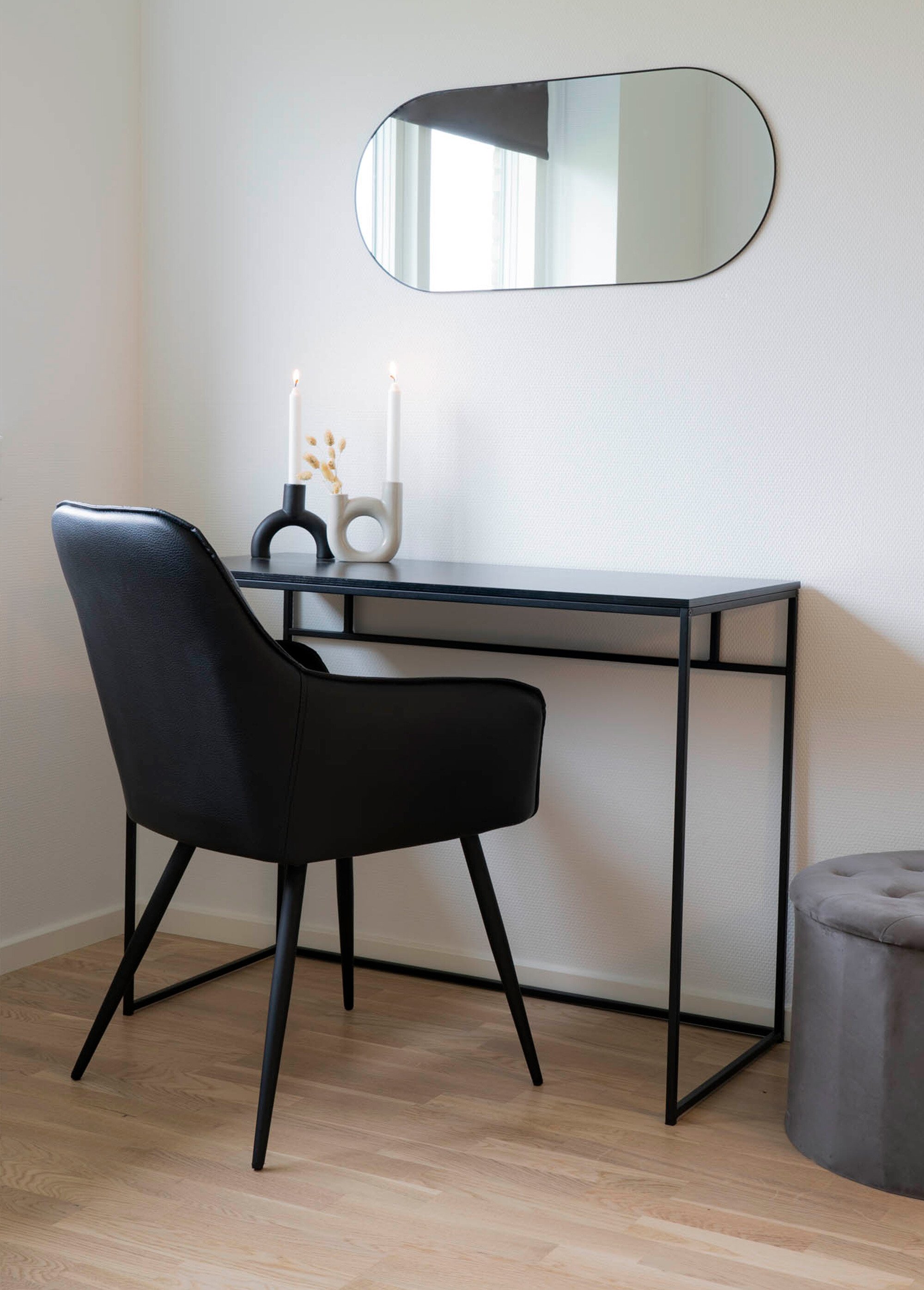 Chaise de salle à manger thème vintage 3N NOIR HN-1001153 SI1