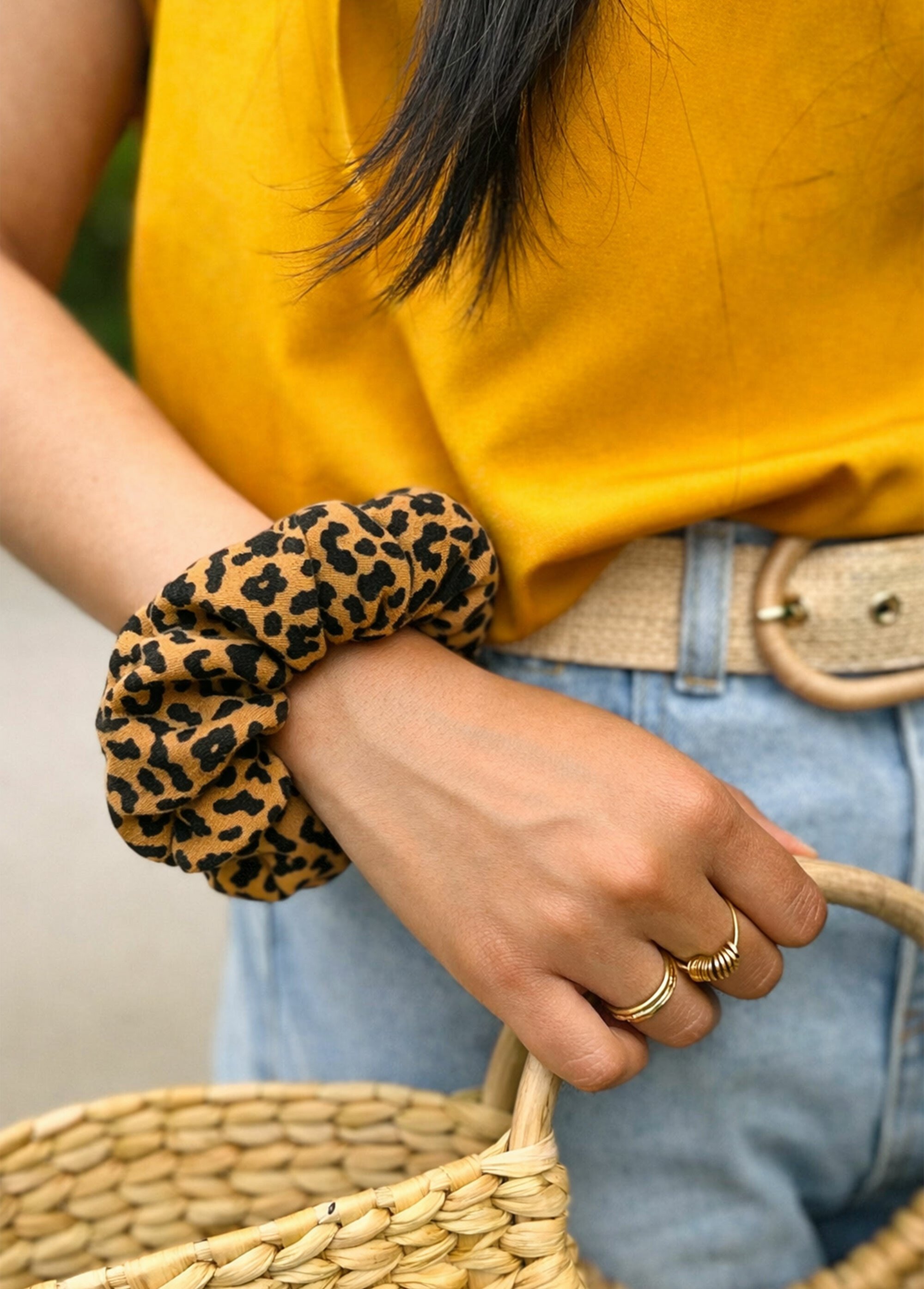 Chouchous fantaisie pour les cheveux Femme Marron JCH-CHOUCHOULOT SI1