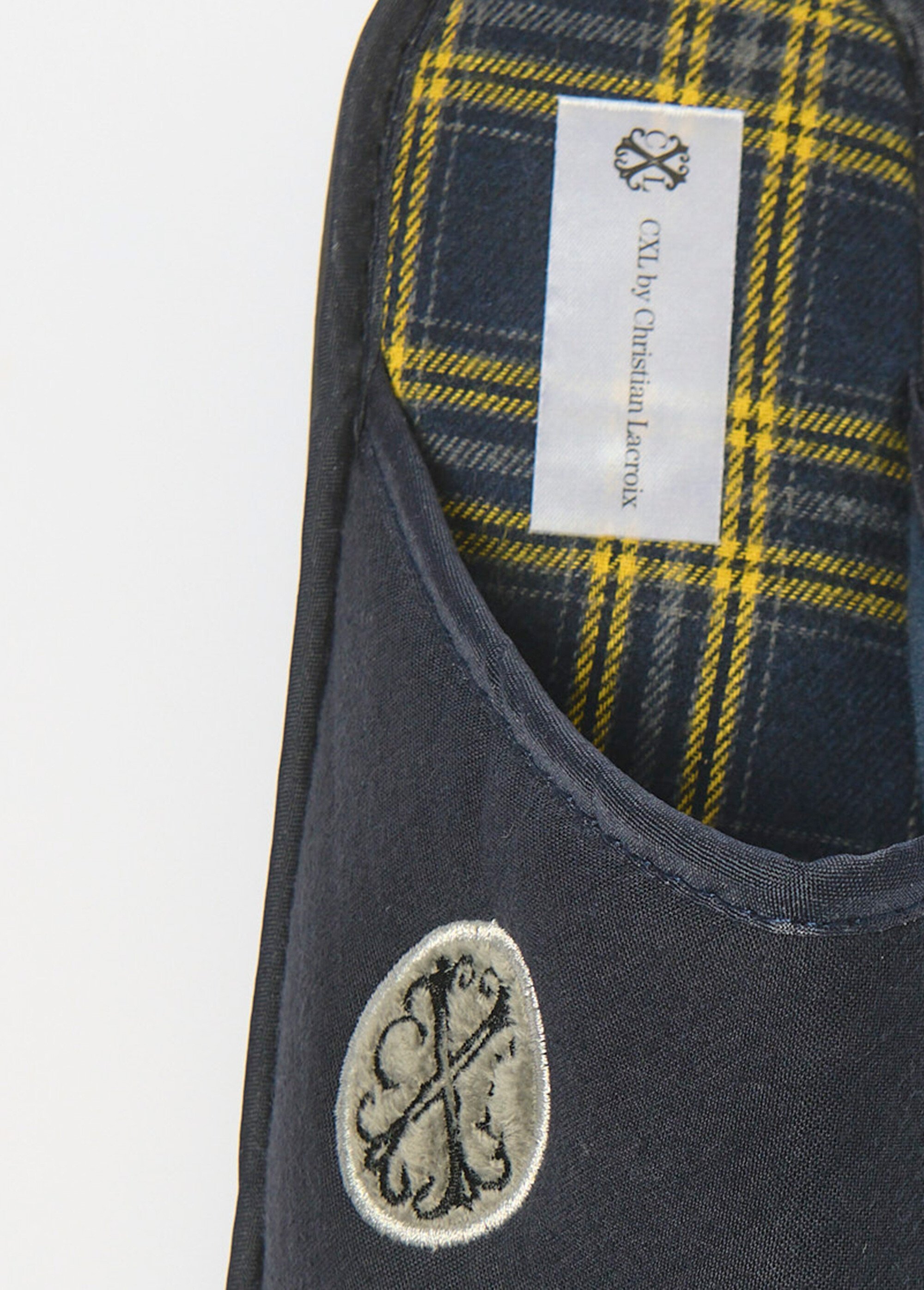 Chaussons mules chic logo