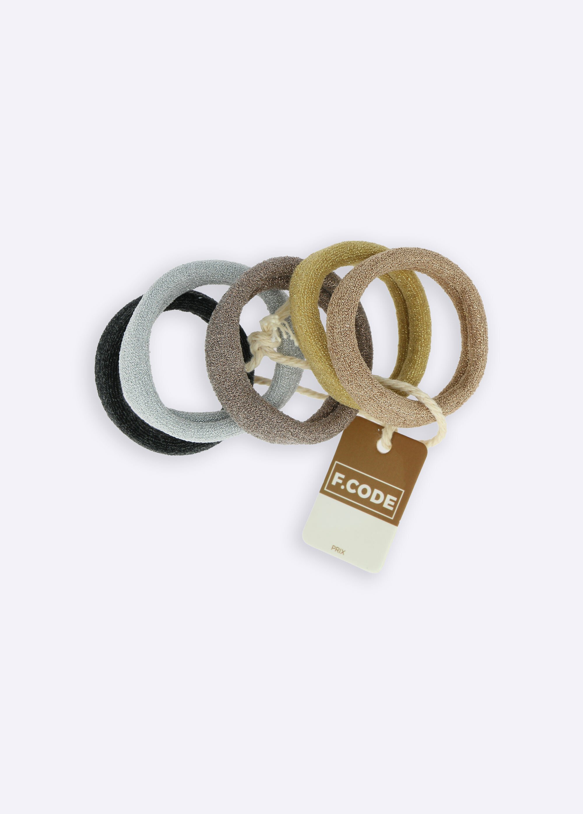 Elastiques métallisés pour cheveux Femme MULTICO JCH-LT5ELASTIQ7 FA1