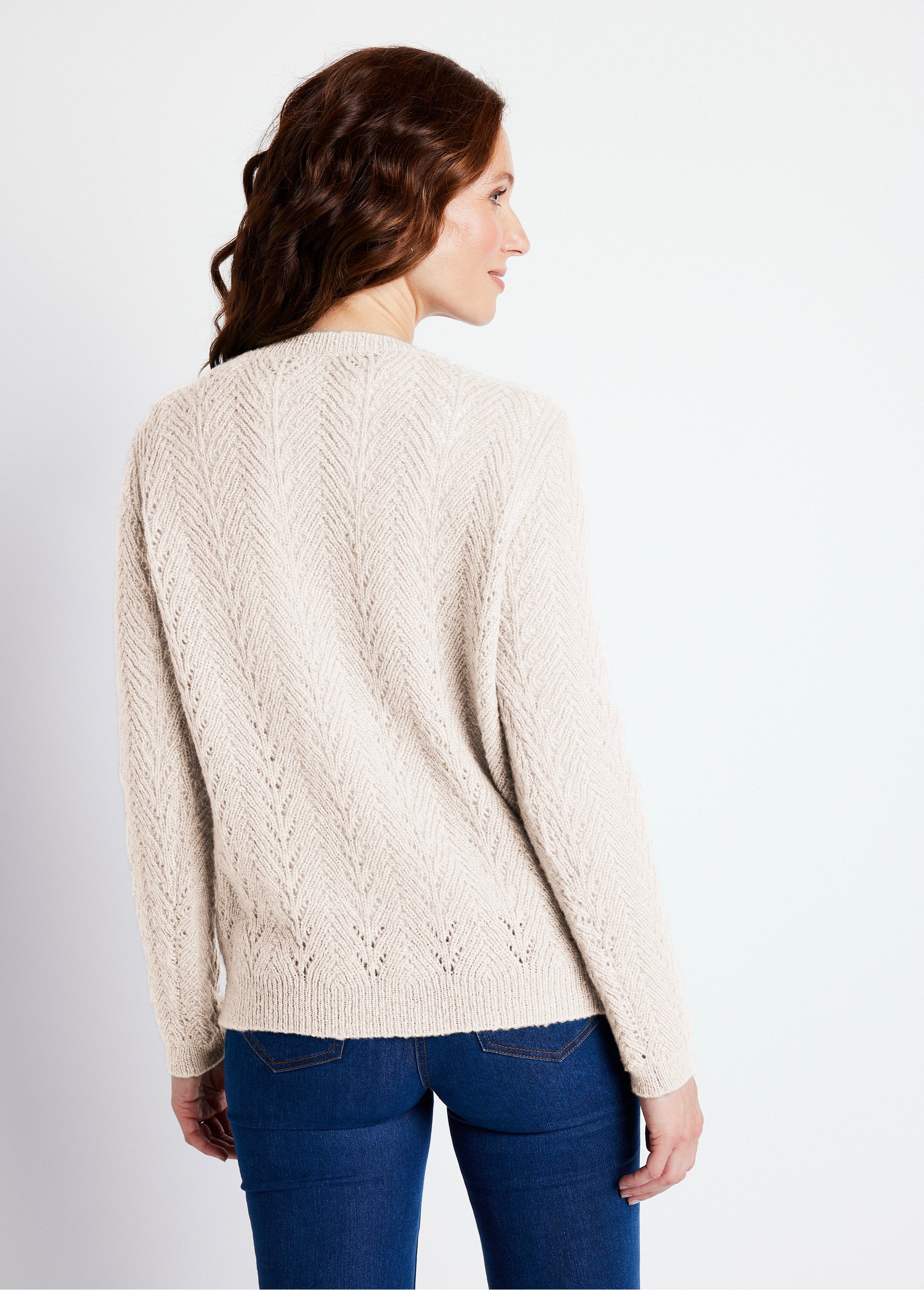 Gilet boutonné avec fibres recyclées