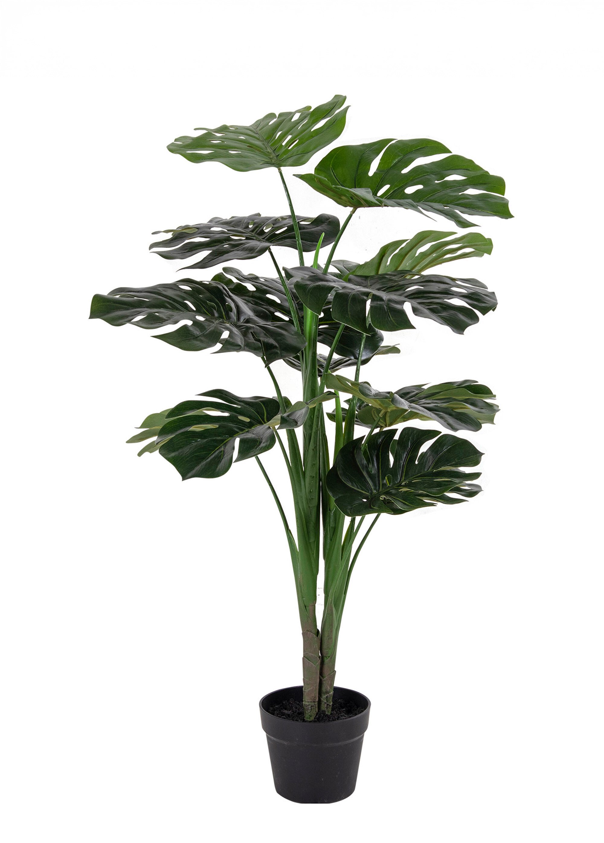 Grande plante artificielle type monstera