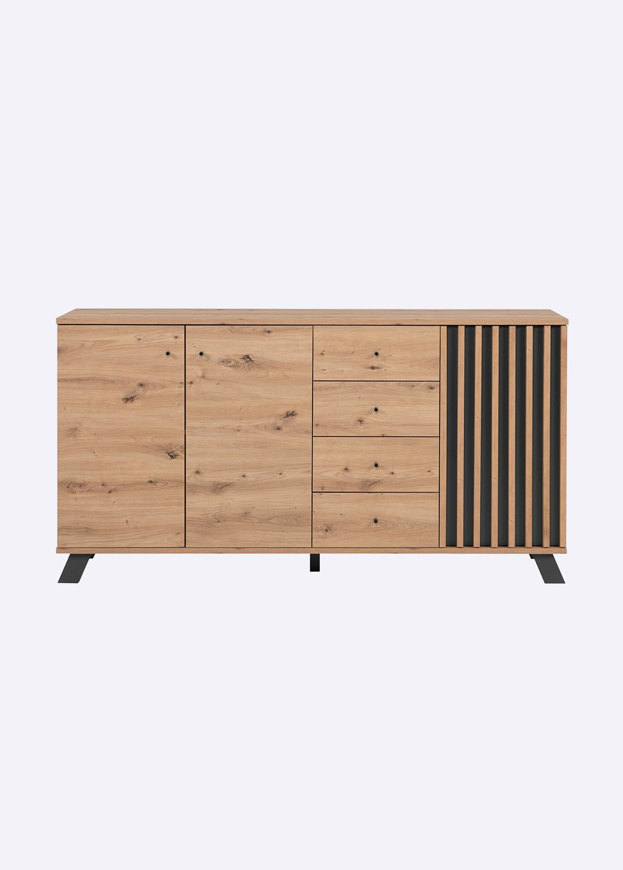 LUBLIN Grand buffet décor fantaisie MARRON CAL-13571133 FA1