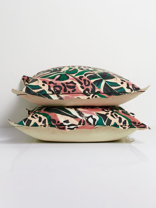 Parure housse de couette coton, jungle Vert ZAC-DAMISA DE2