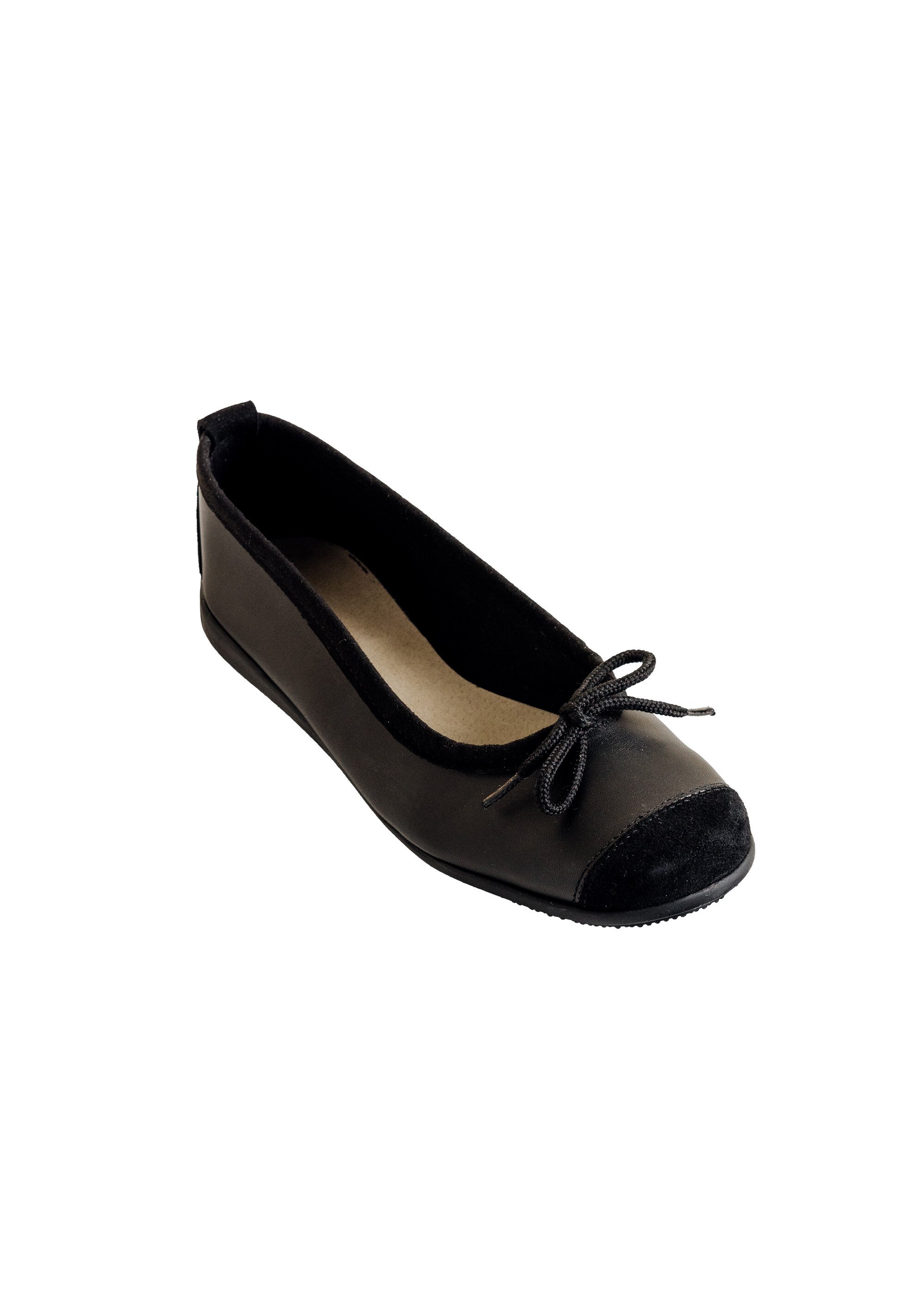 Ballerine cuir largeur standard