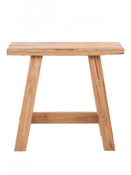 Banc en teck recyclé style rustique chic BEIGE HN-1401010 DE1