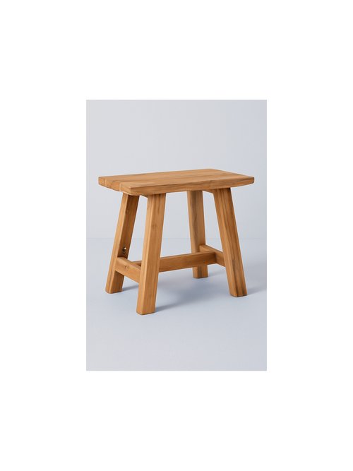 Banc en teck recyclé style rustique chic BEIGE HN-1401010 FA1