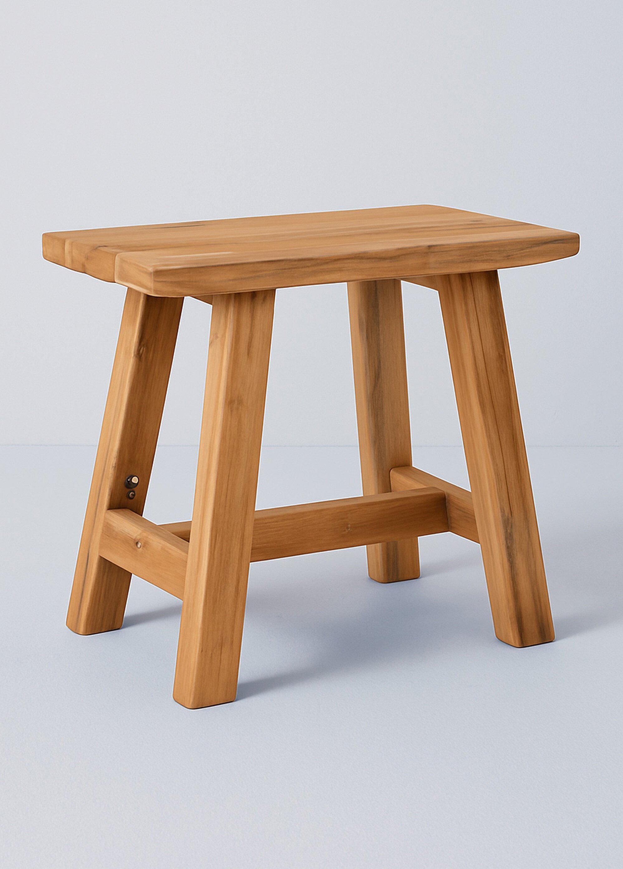 Banc en teck recyclé style rustique chic BEIGE HN-1401010 FA1