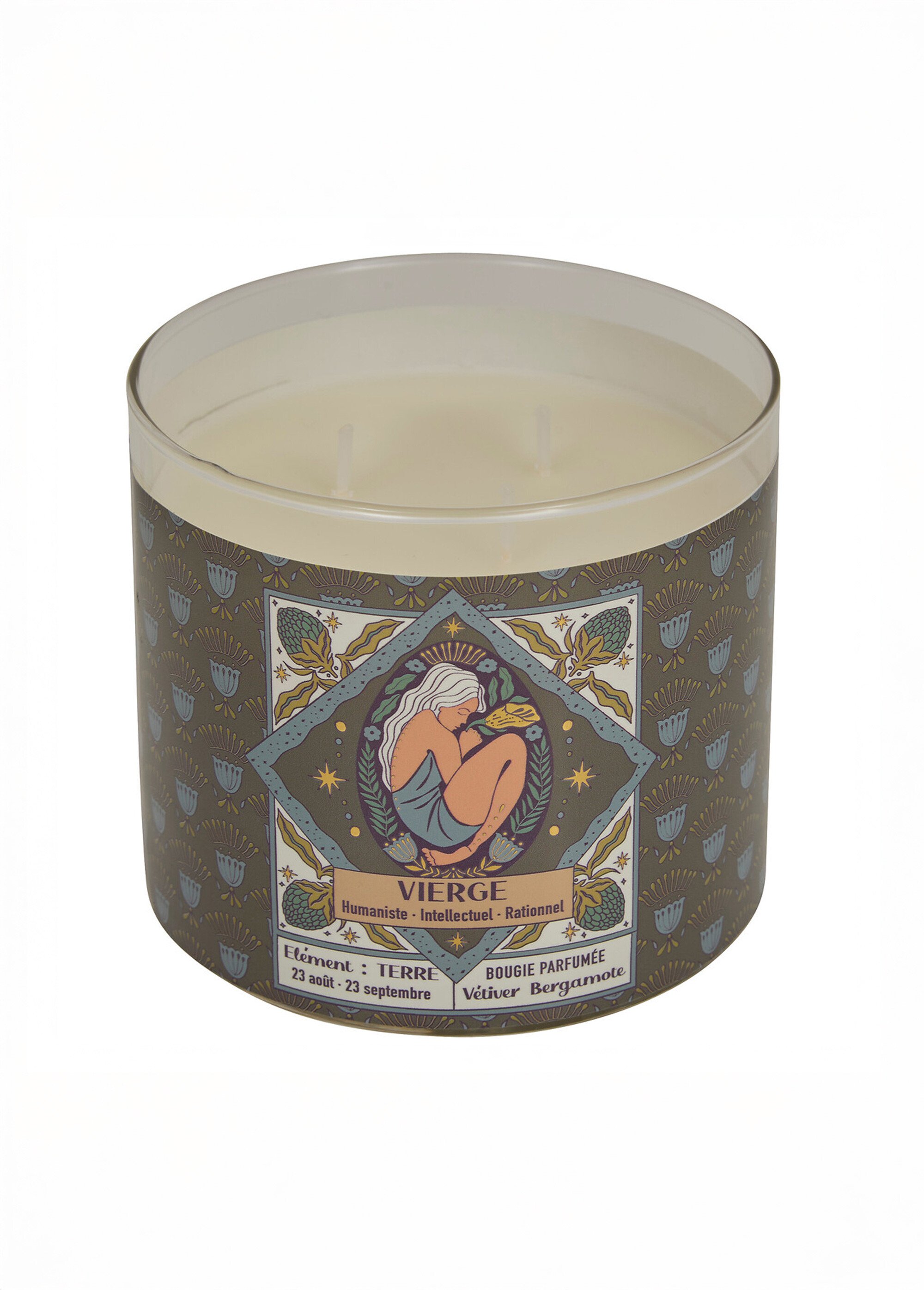 Bougie parfumée thème Signe du zodiaque