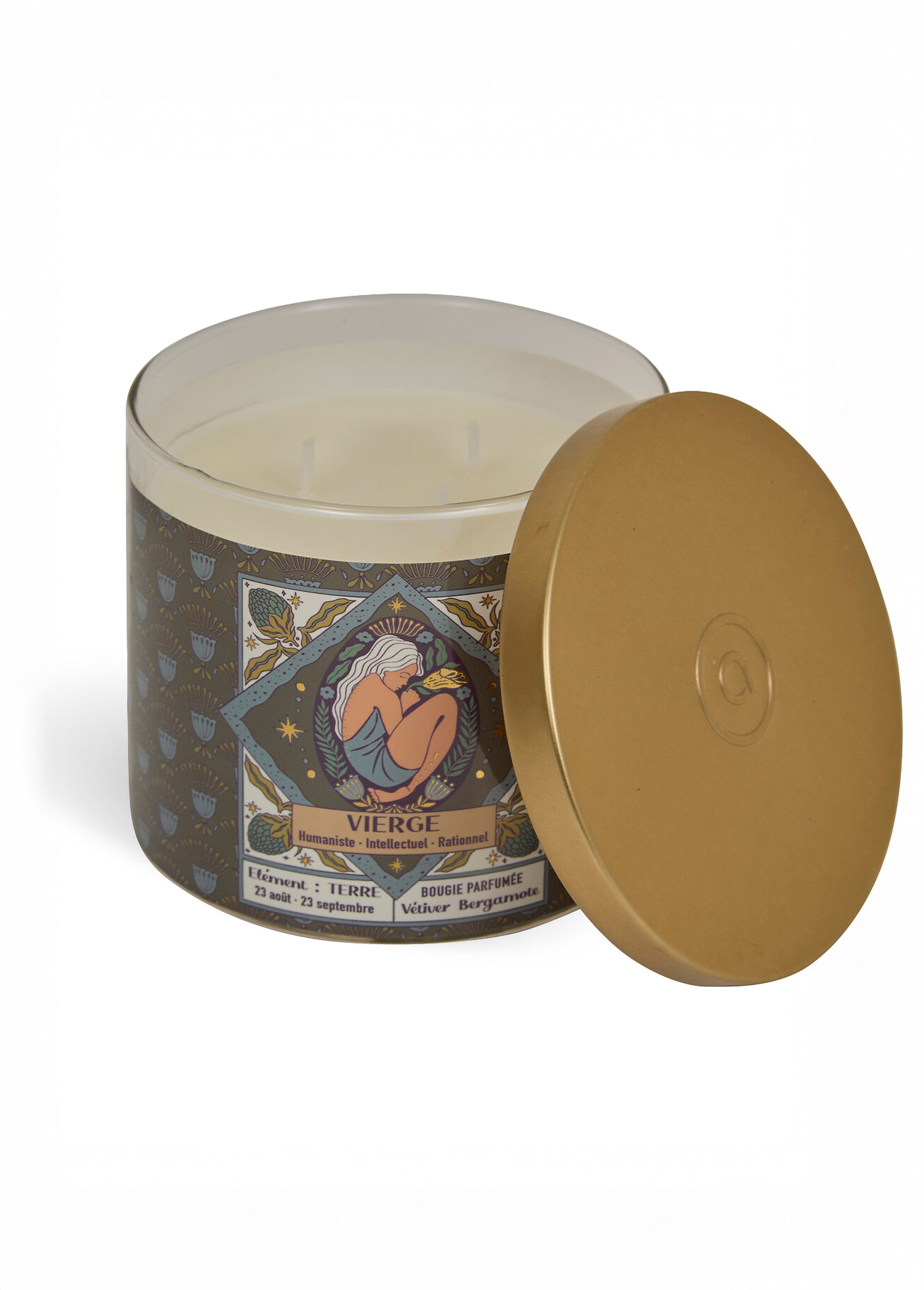 Bougie parfumée thème Signe du zodiaque Marron JJA-211656 FA1