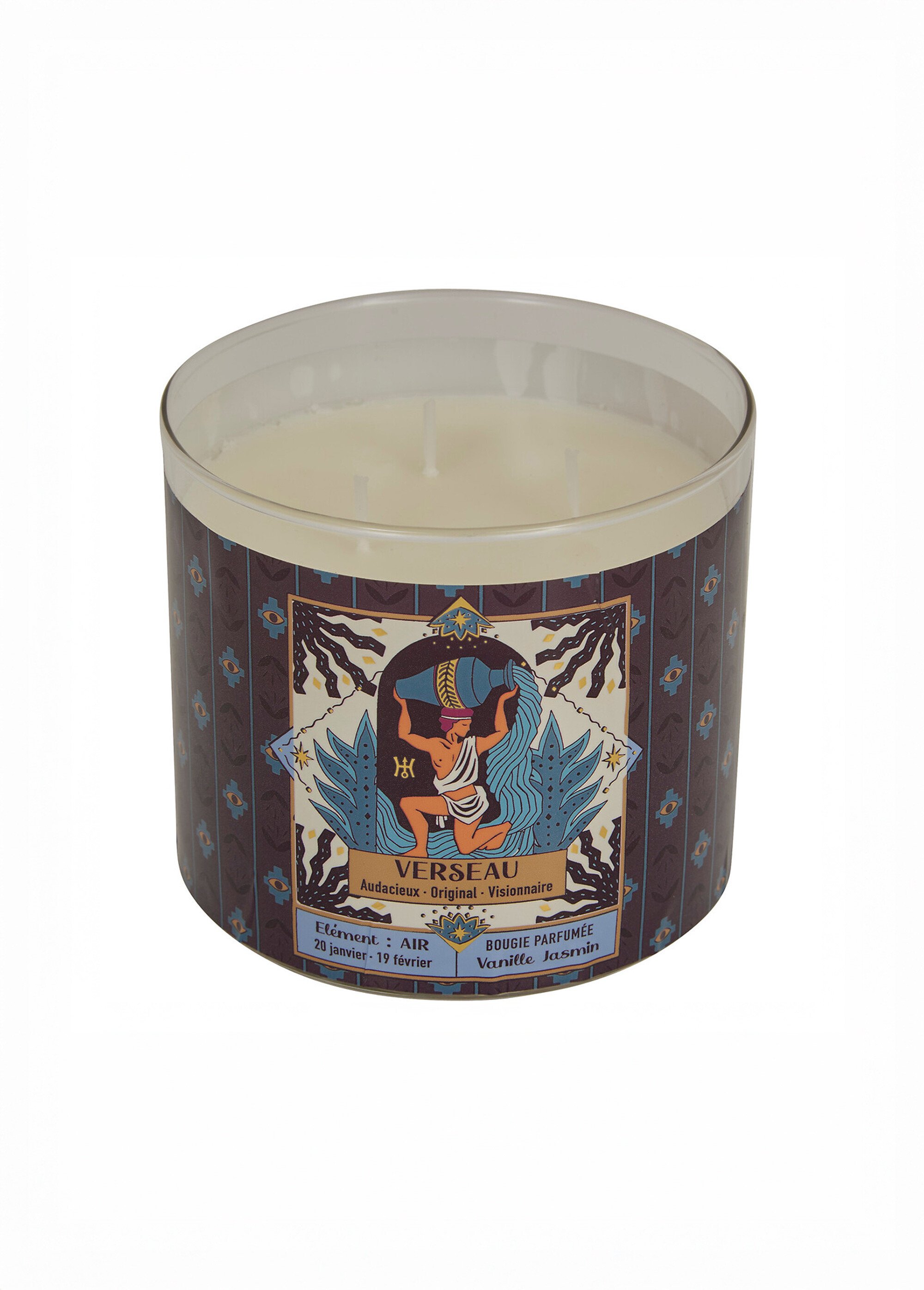 Bougie parfumée thème Signe du zodiaque Marron JJA-211656 DE1