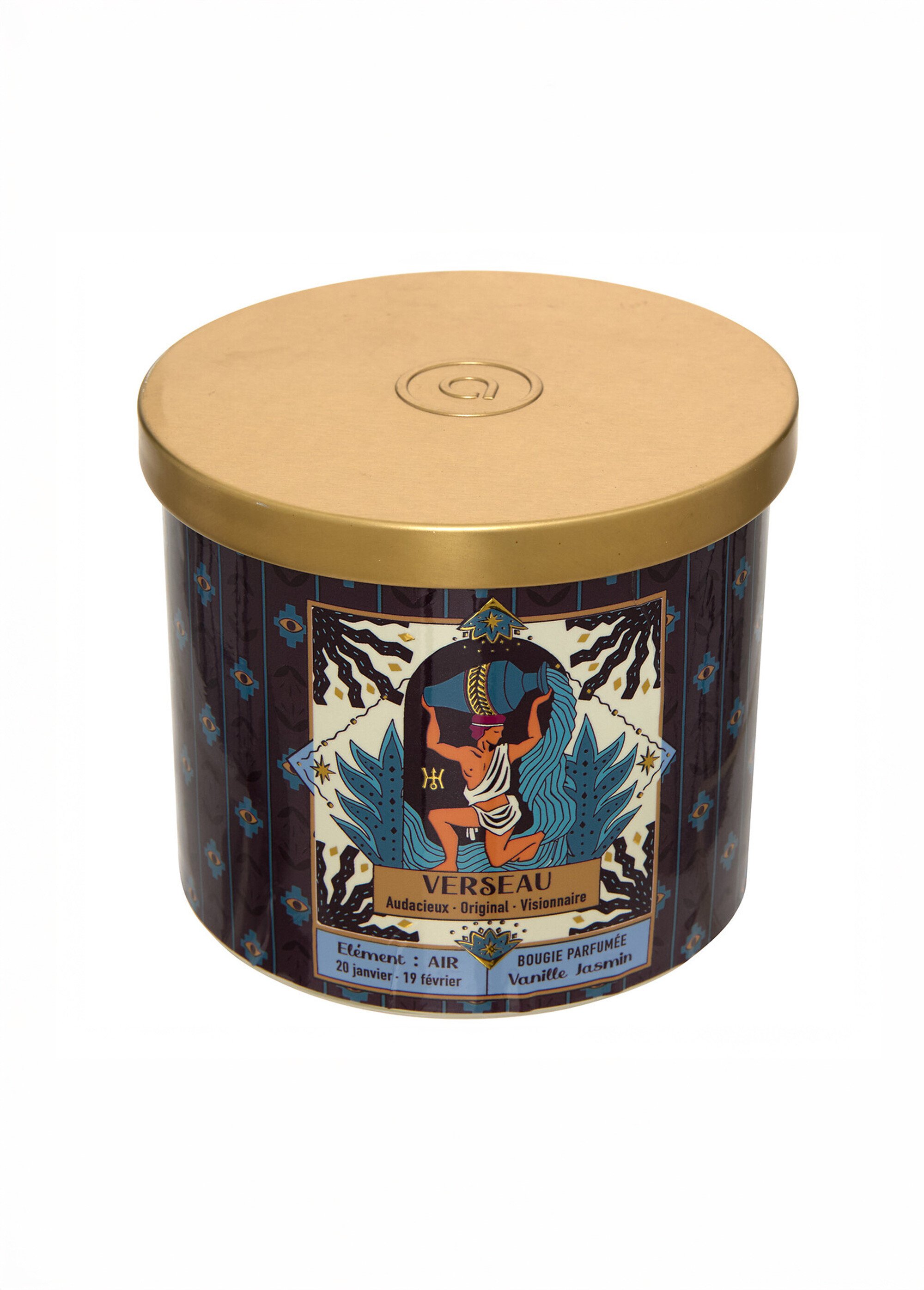 Bougie parfumée thème Signe du zodiaque Marron JJA-211656 DE2