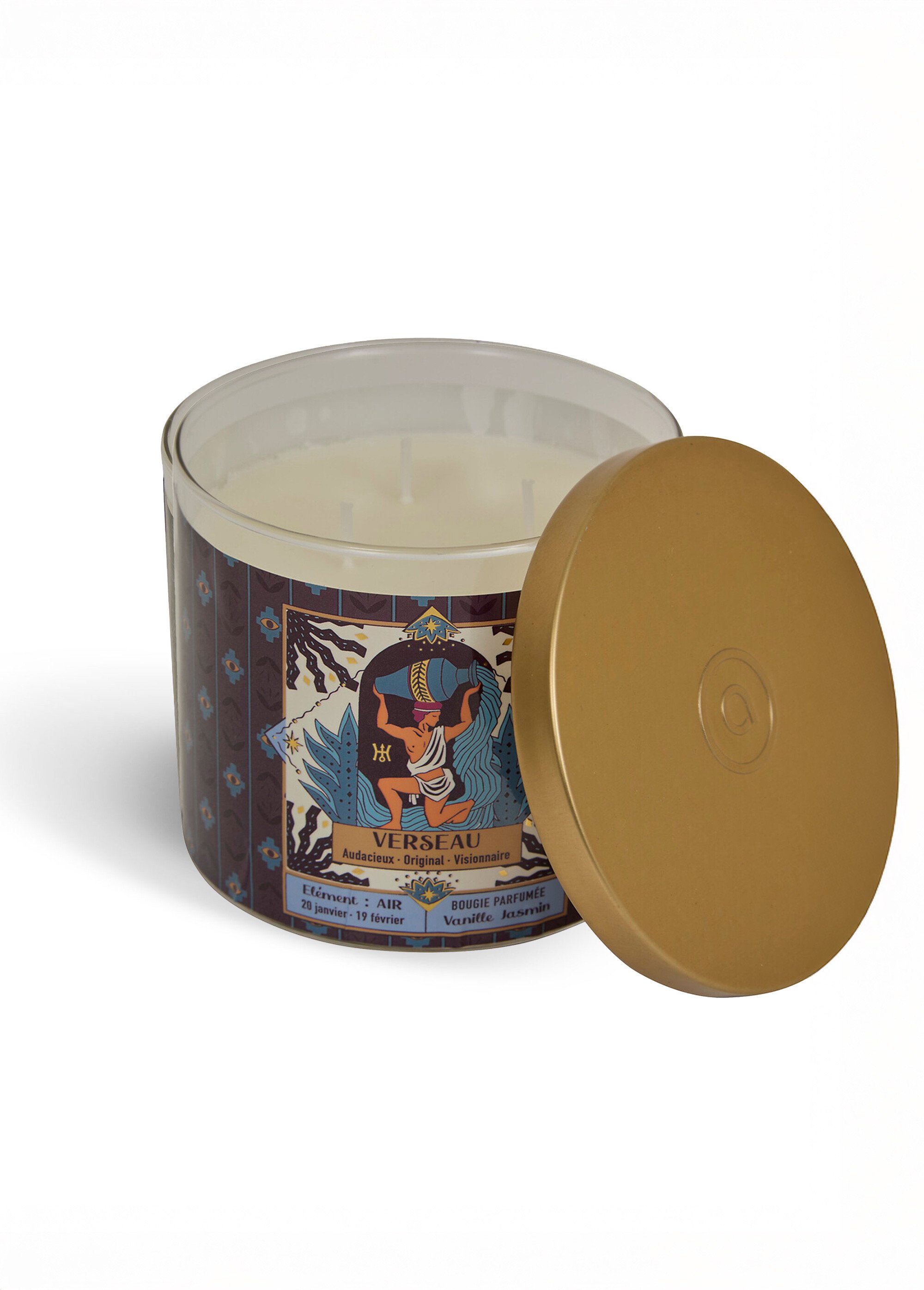 Bougie parfumée thème Signe du zodiaque Marron JJA-211656 FA1