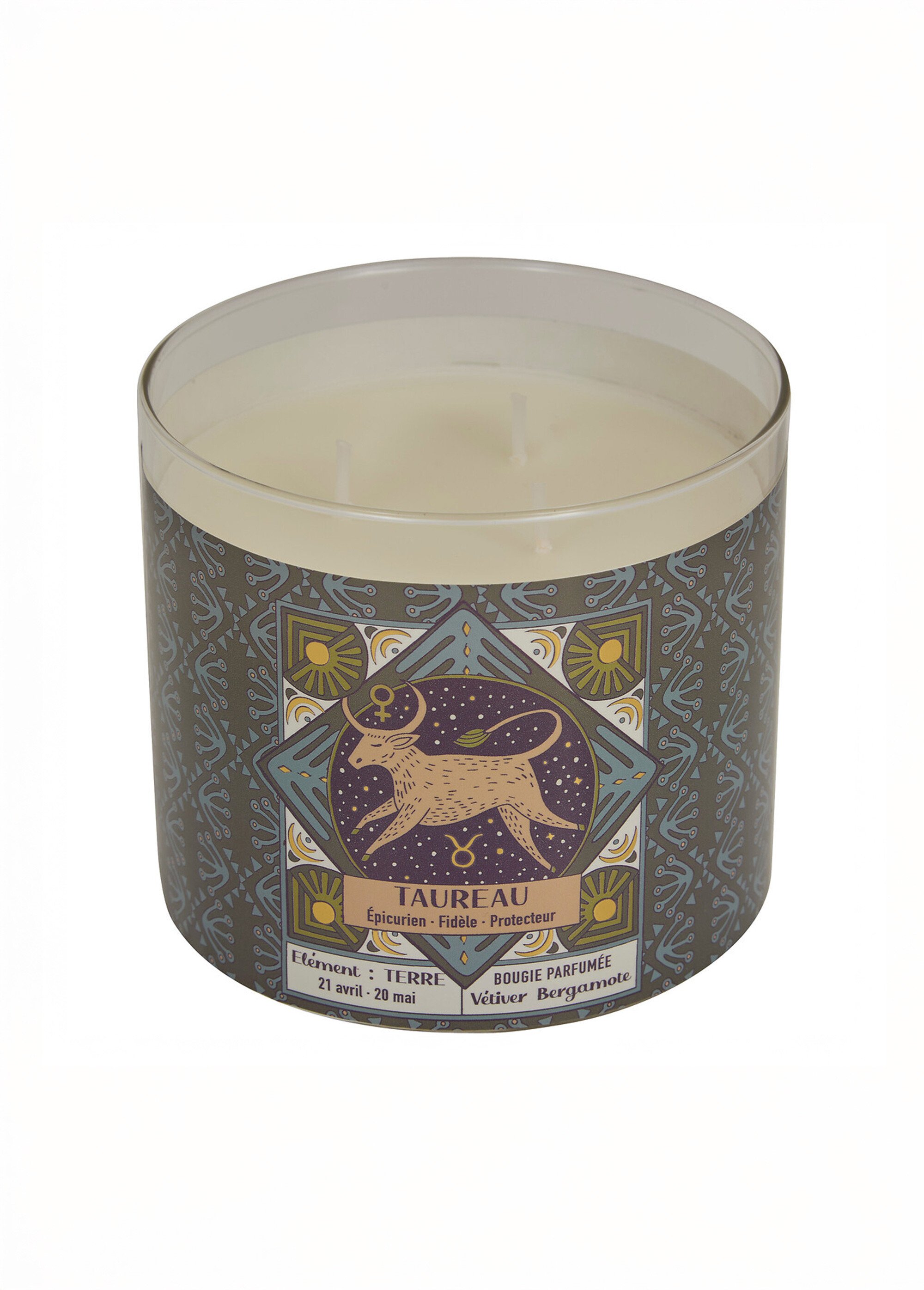 Bougie parfumée thème Signe du zodiaque Marron JJA-211656 DE1