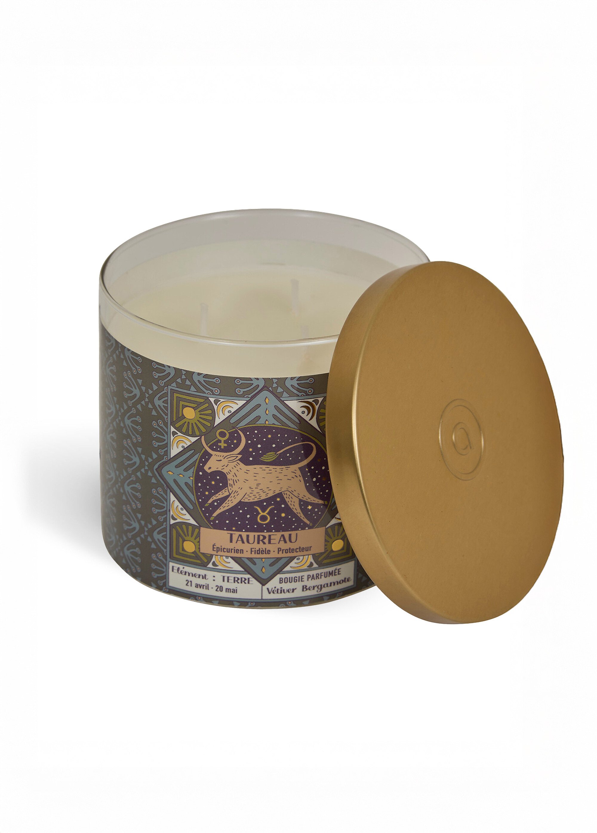 Bougie parfumée thème Signe du zodiaque Marron JJA-211656 FA1