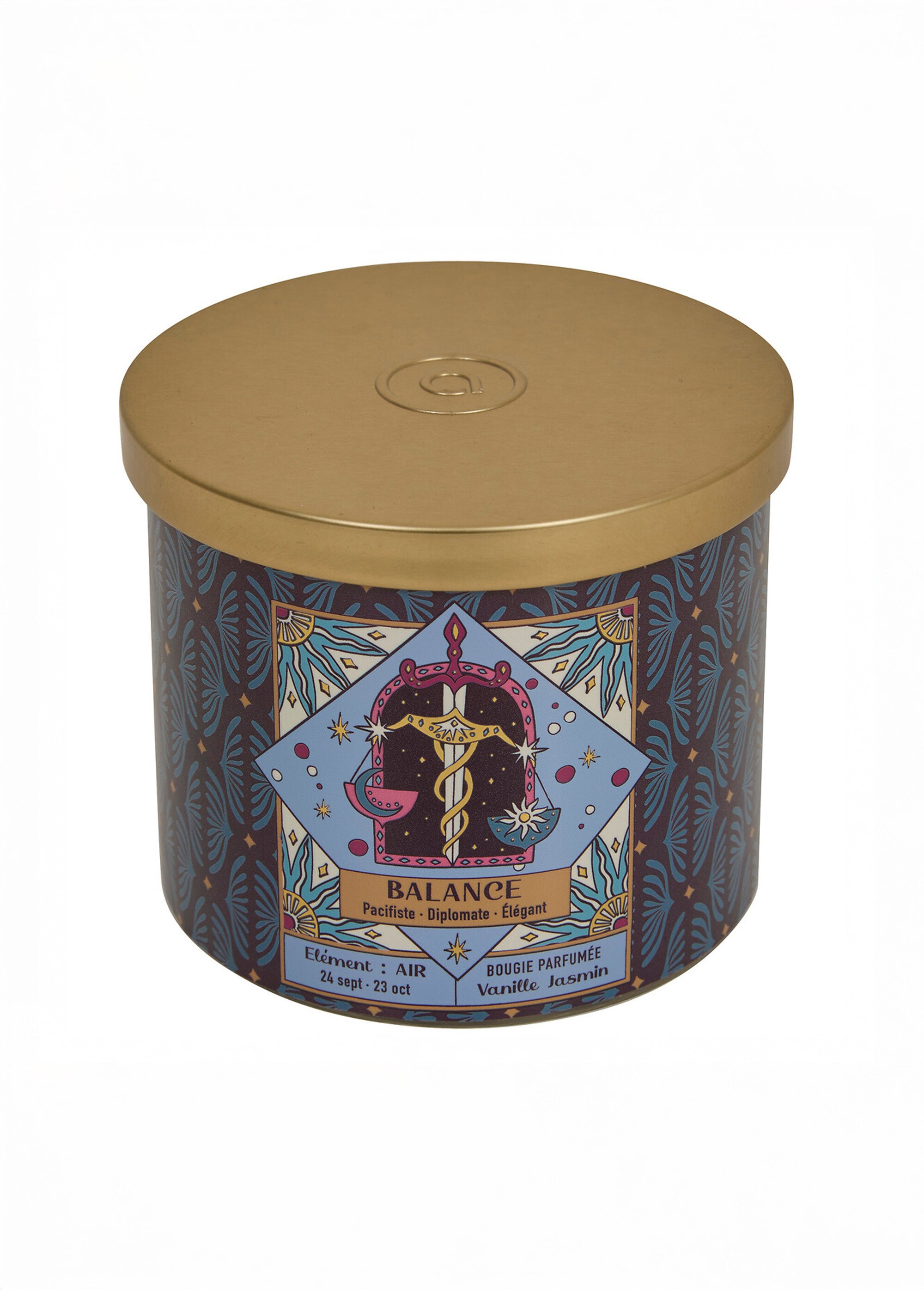 Bougie parfumée thème Signe du zodiaque Marron JJA-211656 DE2