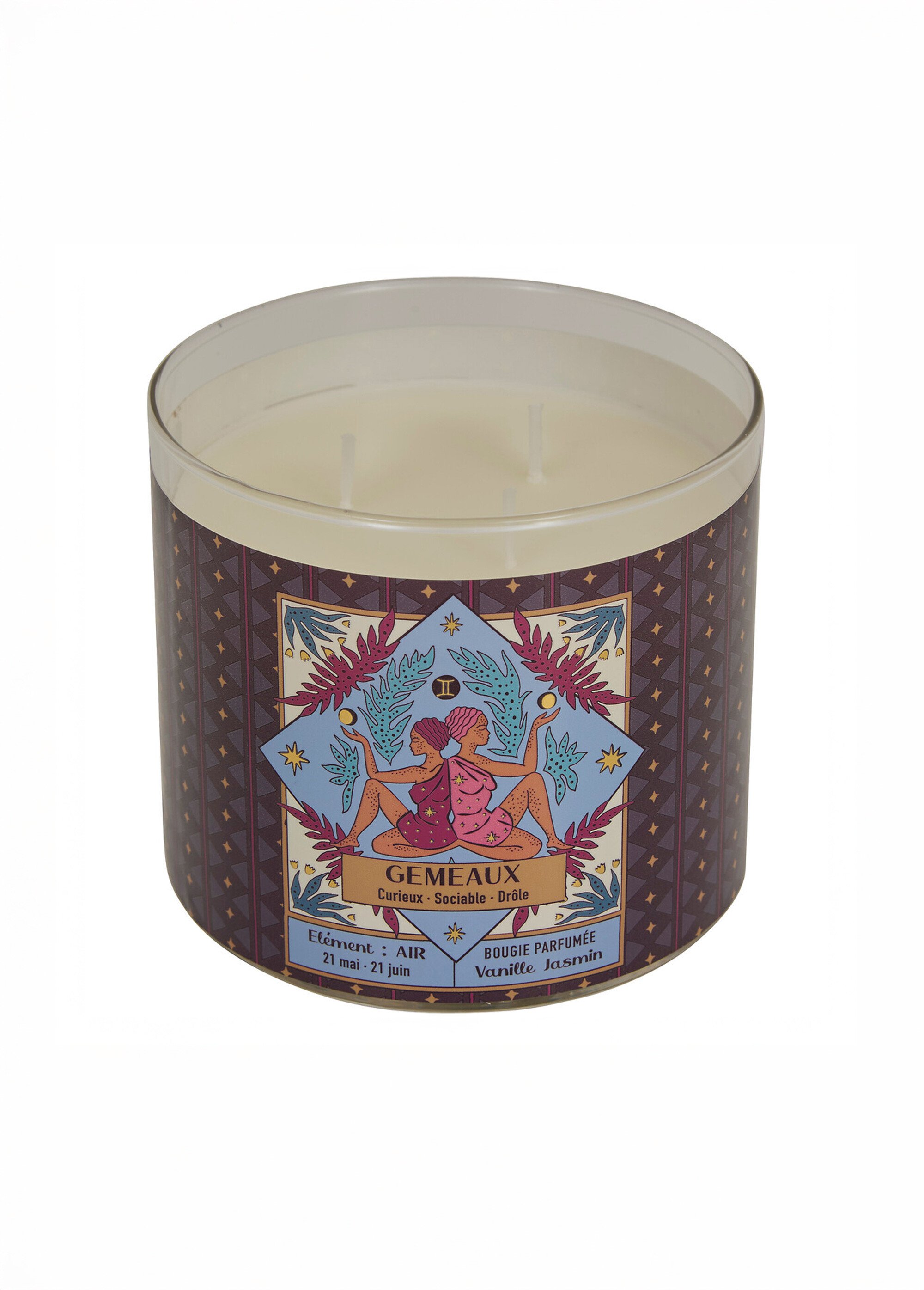 Bougie parfumée thème Signe du zodiaque Marron JJA-211656 DE1