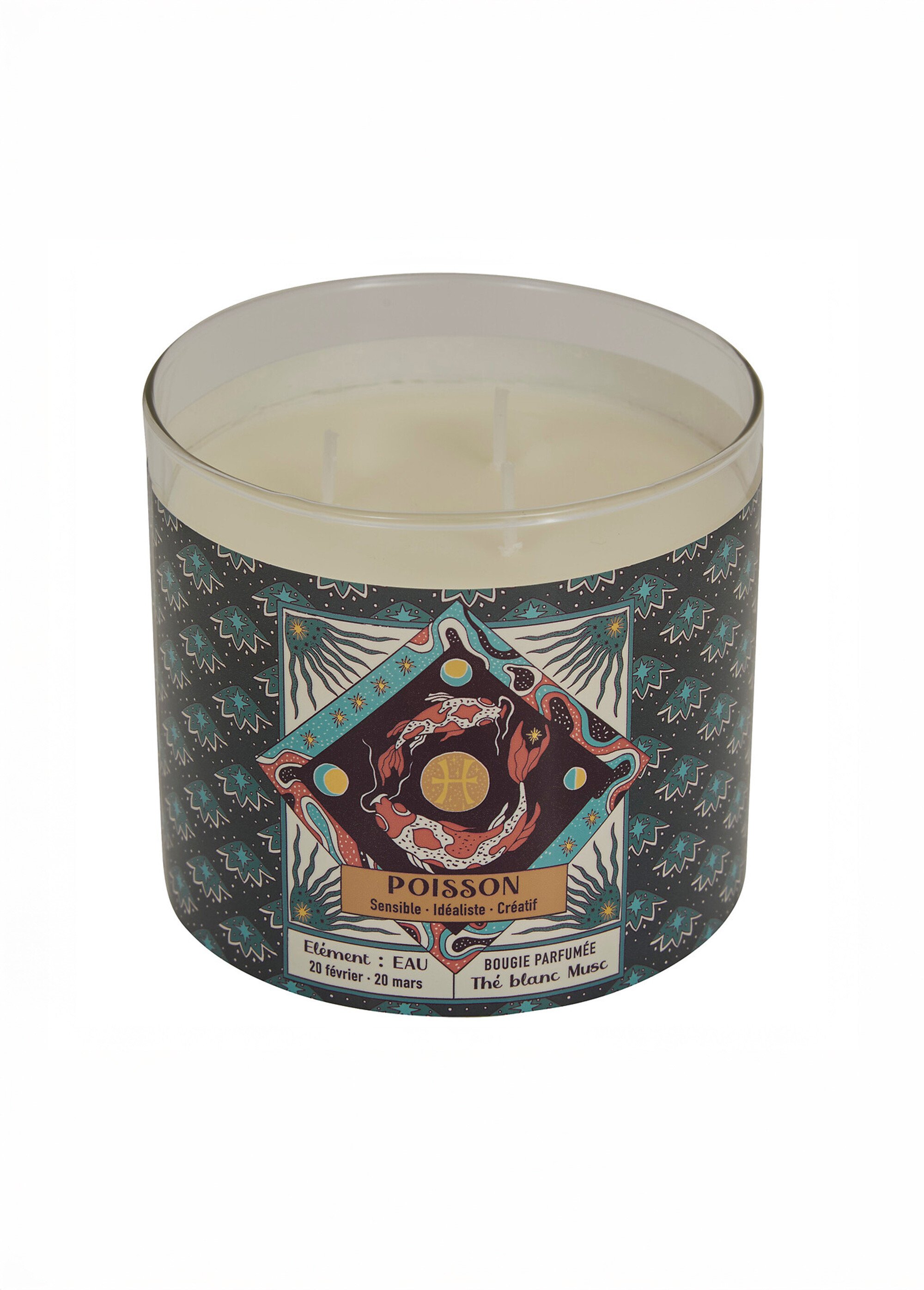 Bougie parfumée thème Signe du zodiaque Marron JJA-211656 DE1