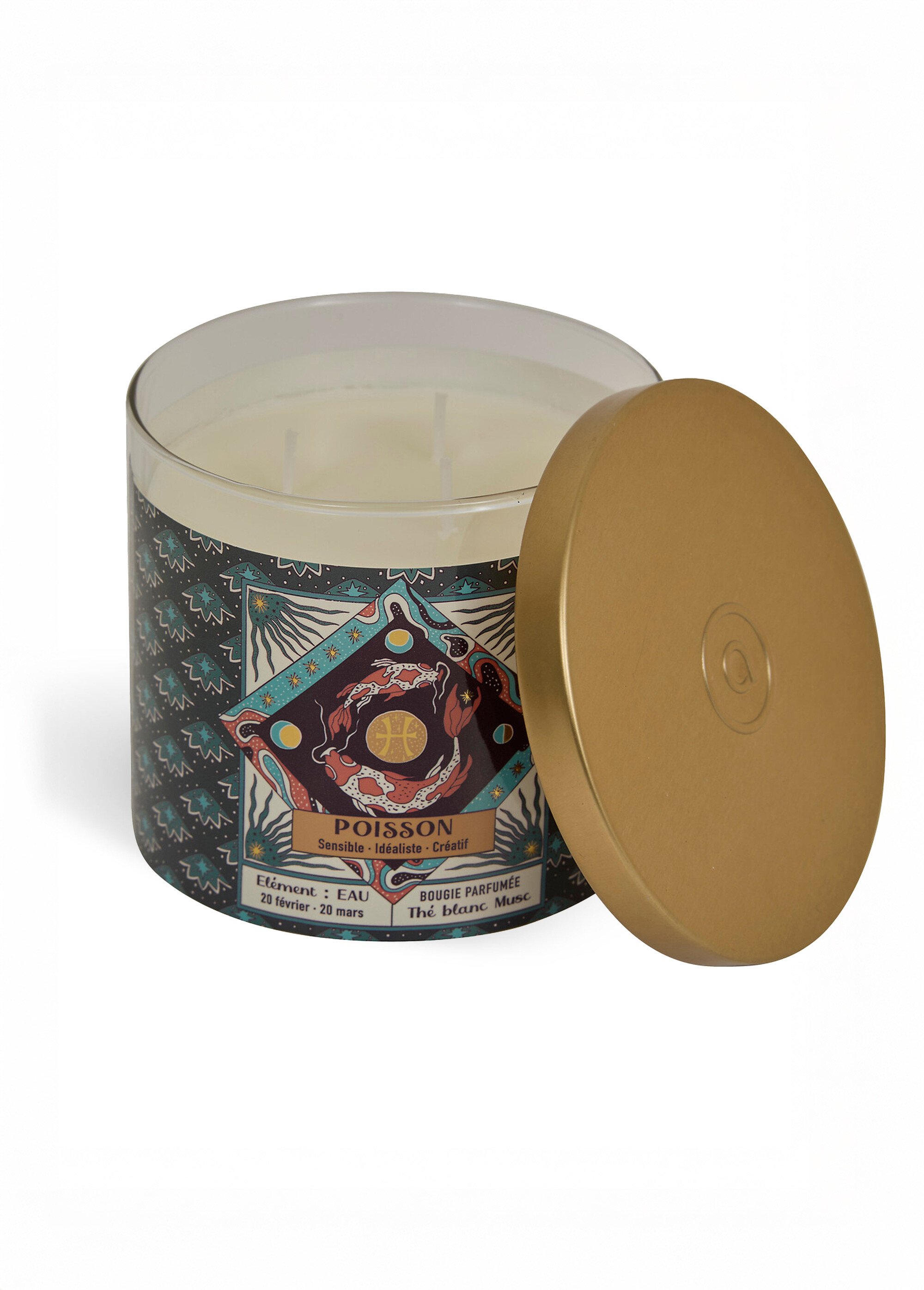 Bougie parfumée thème Signe du zodiaque Marron JJA-211656 FA1