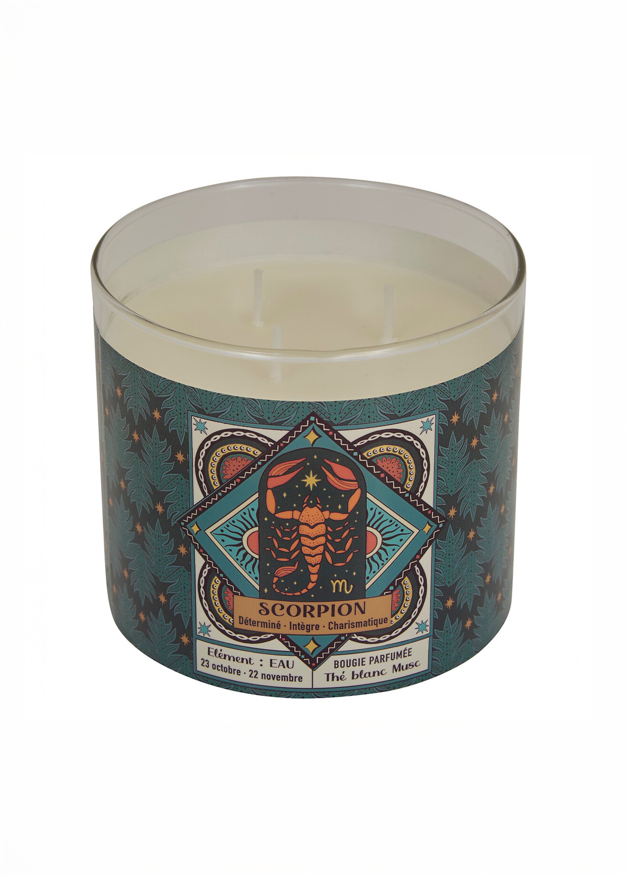 Bougie parfumée thème Signe du zodiaque