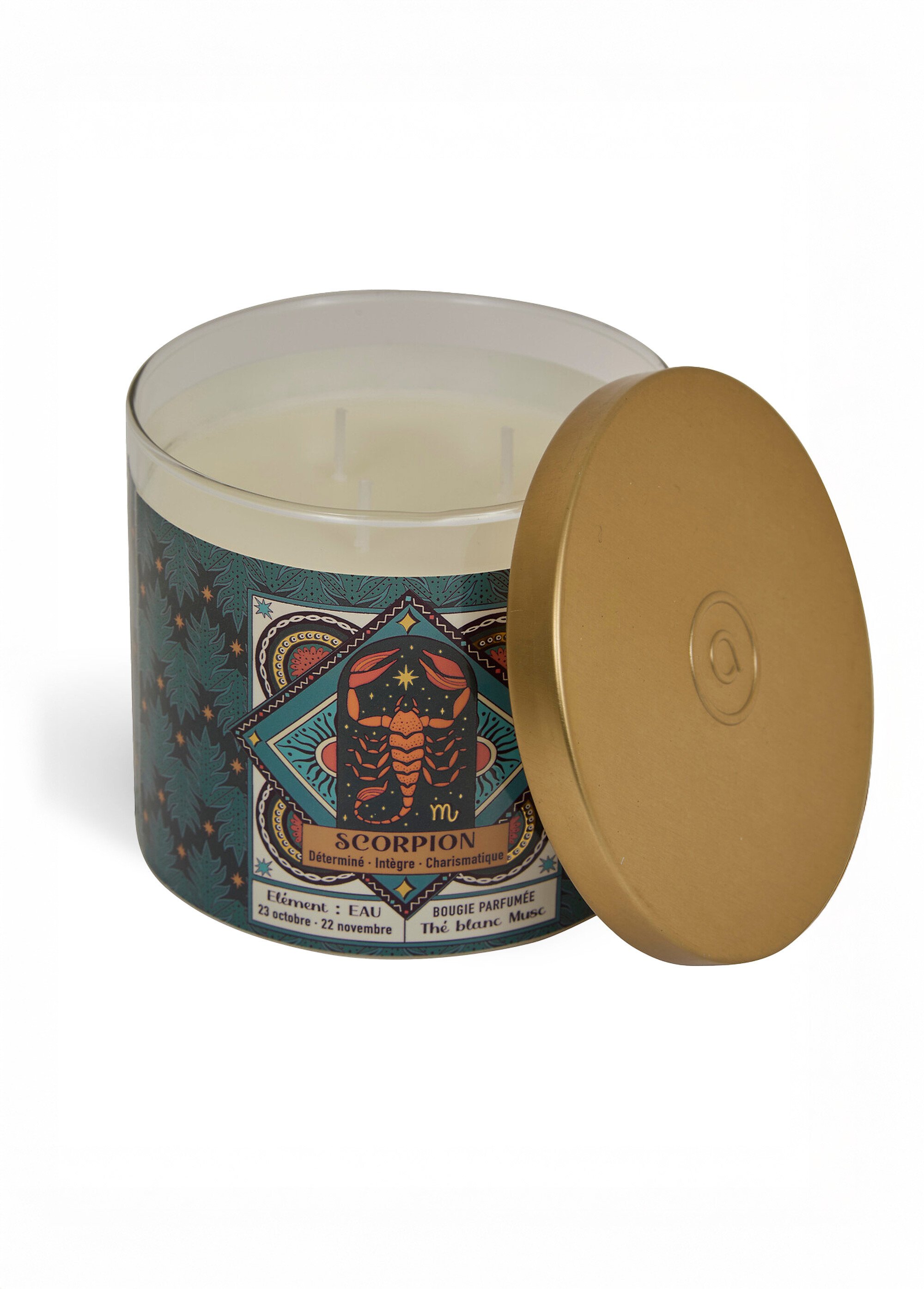 Bougie parfumée thème Signe du zodiaque
