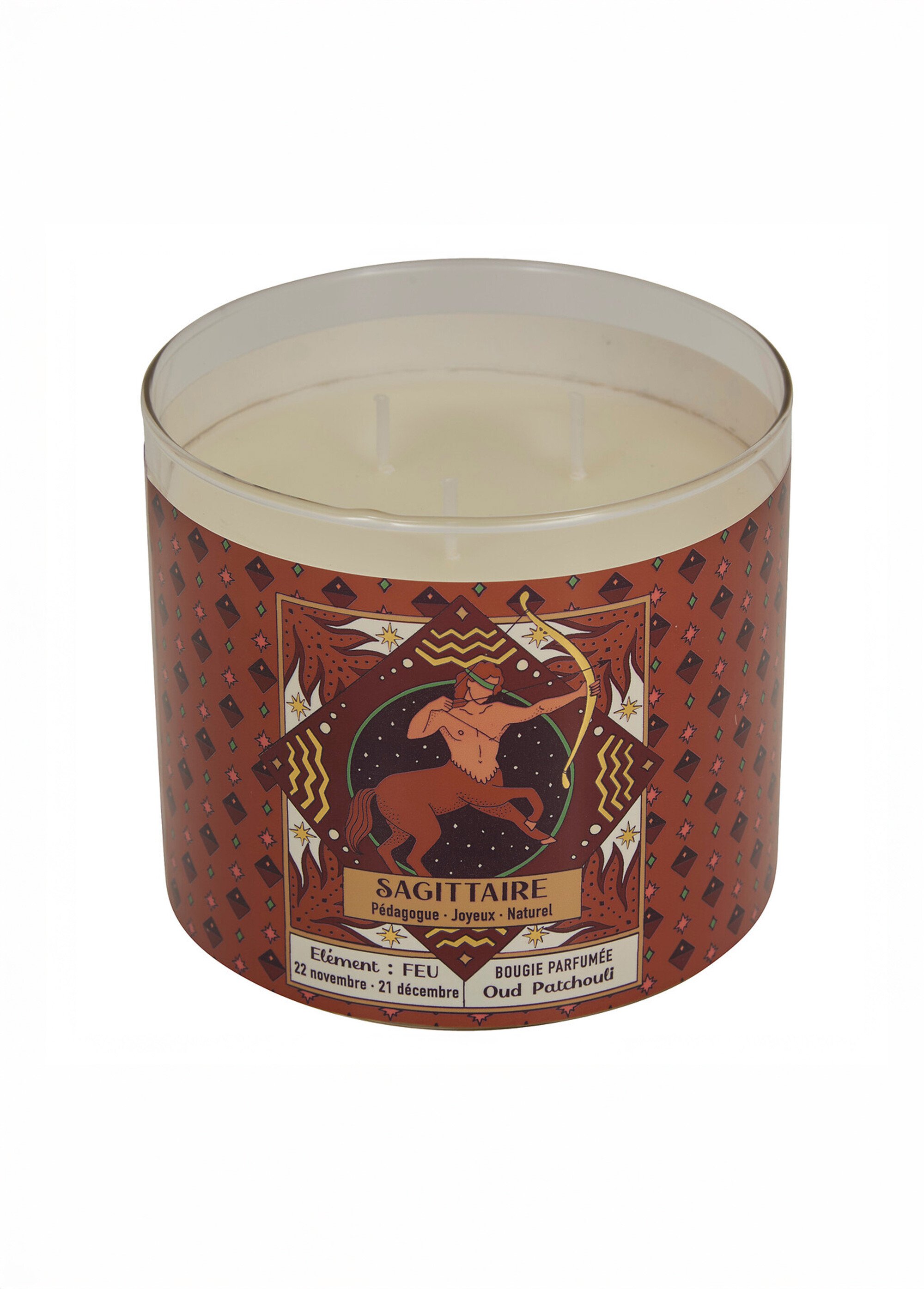 Bougie parfumée thème Signe du zodiaque