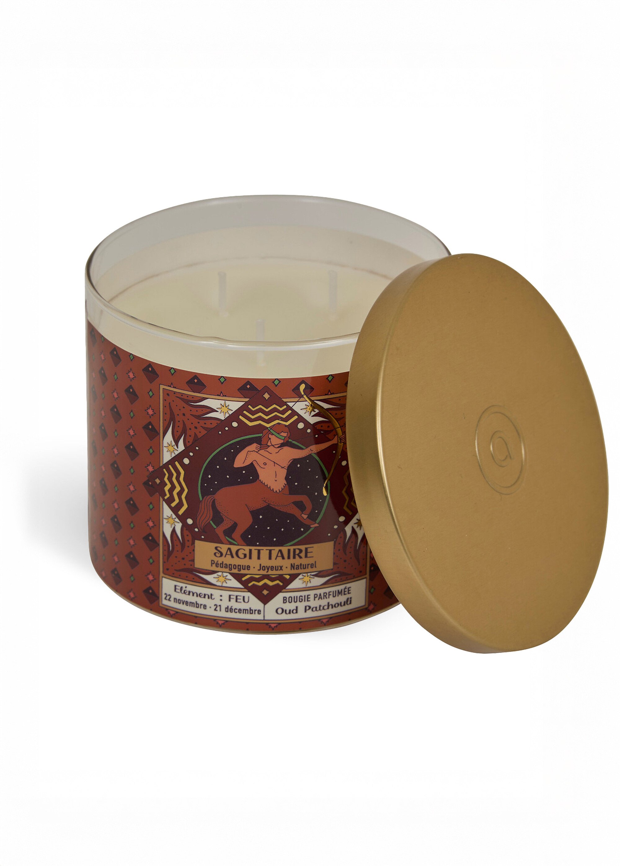 Bougie parfumée thème Signe du zodiaque Marron JJA-211656 FA1