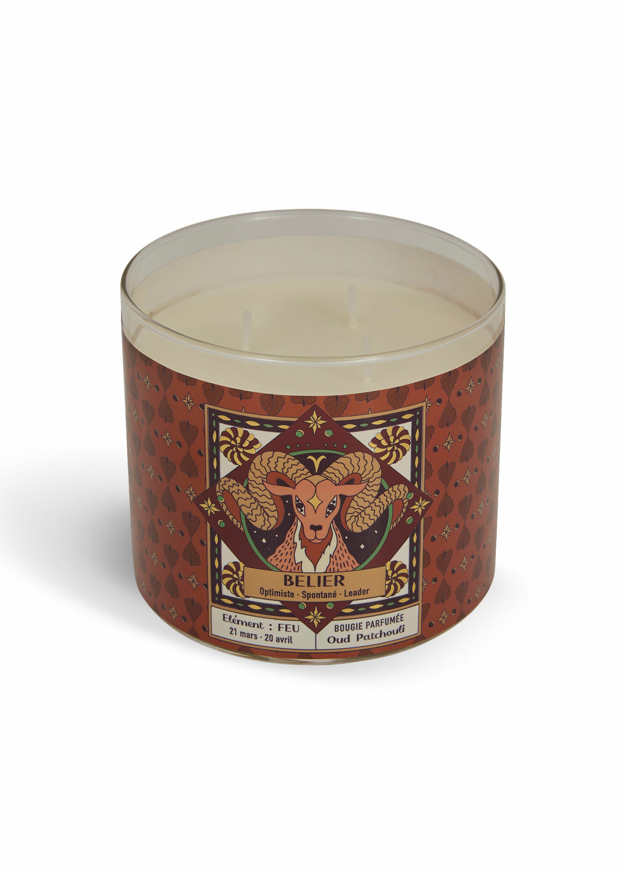 Bougie parfumée thème Signe du zodiaque