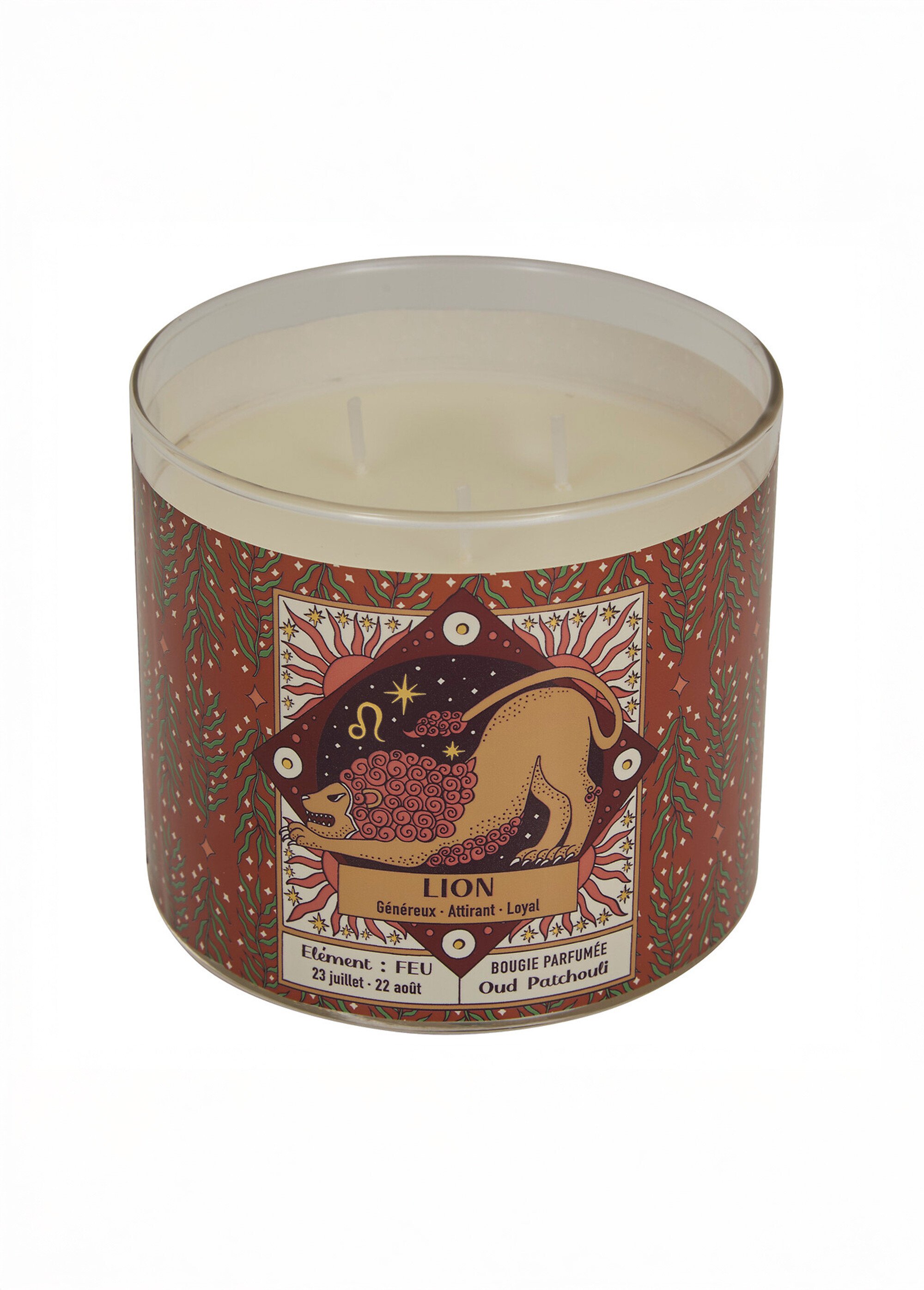 Bougie parfumée thème Signe du zodiaque Marron JJA-211656 DE1