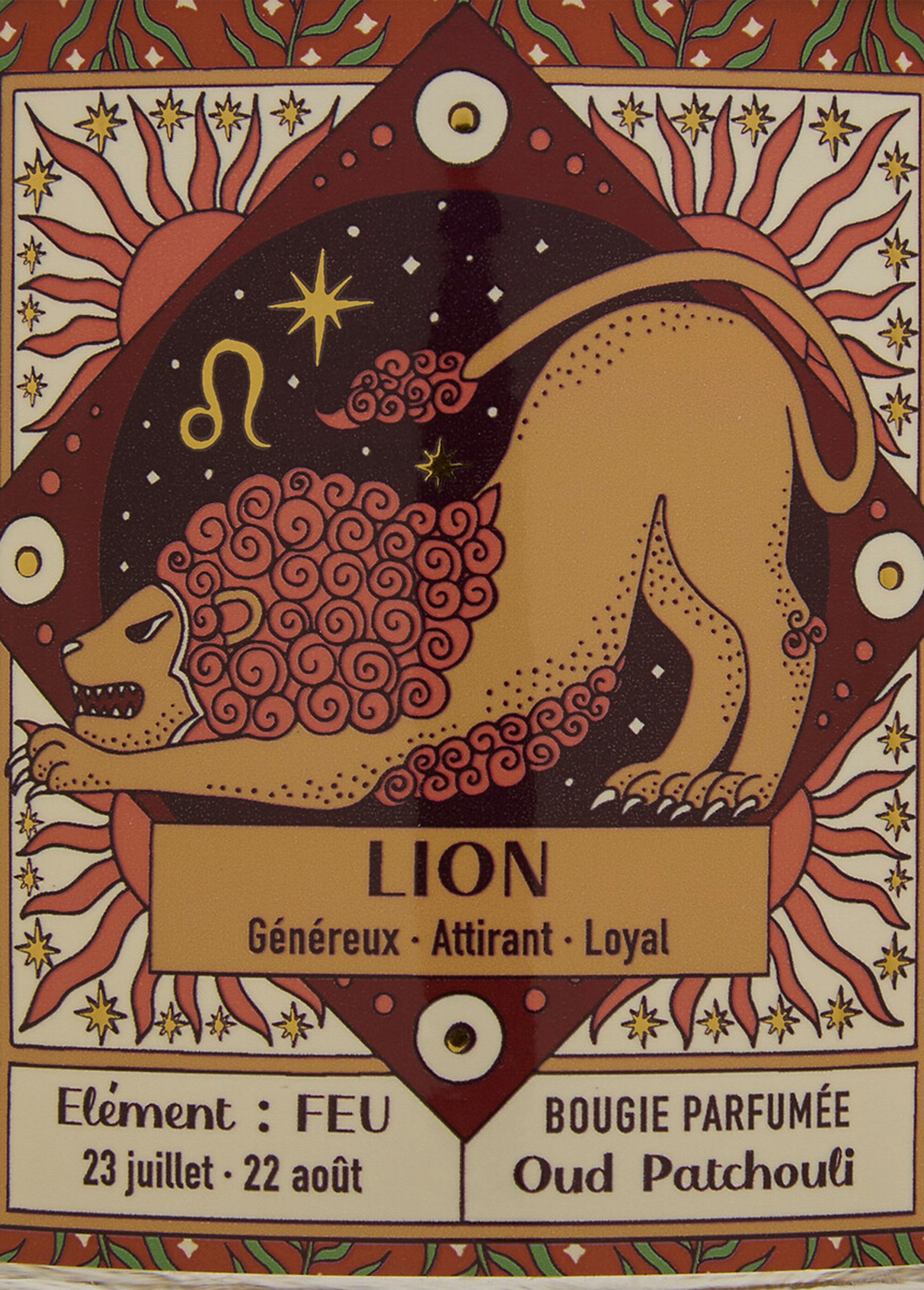 Bougie parfumée thème Signe du zodiaque Marron JJA-211656 DE3