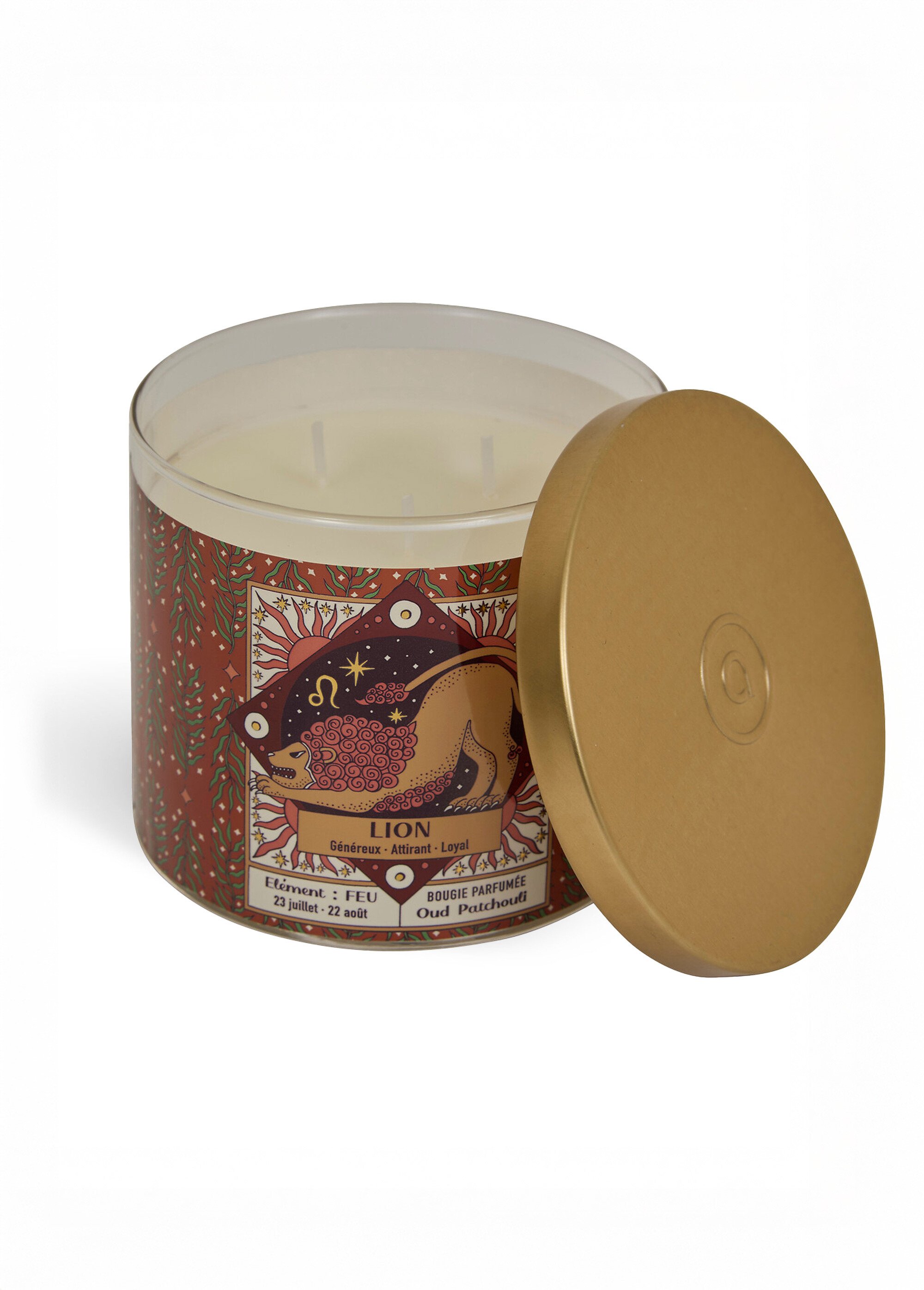 Bougie parfumée thème Signe du zodiaque Marron JJA-211656 FA1