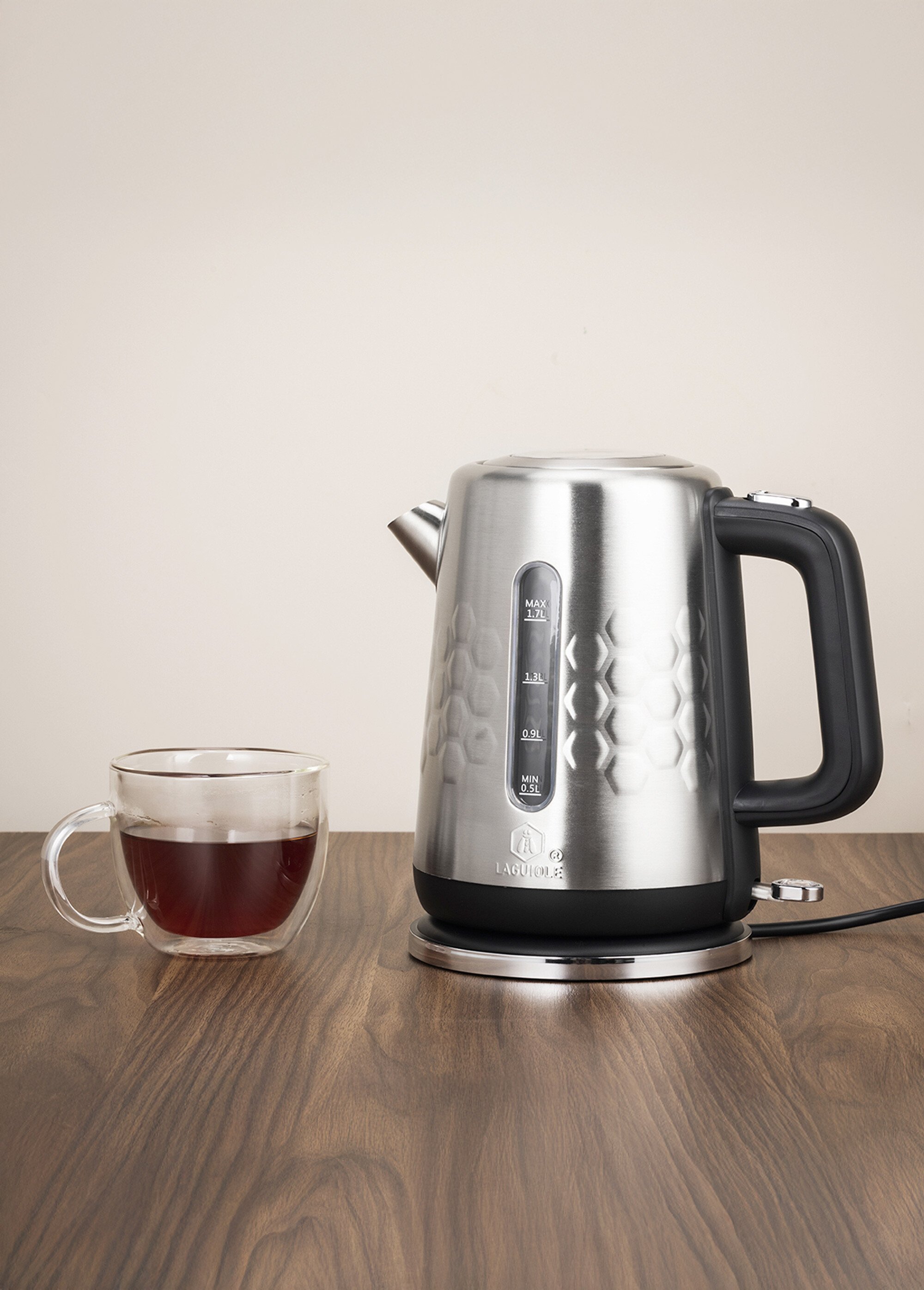 Bouilloire inox électrique 1,7L Noir 9220225 SF1
