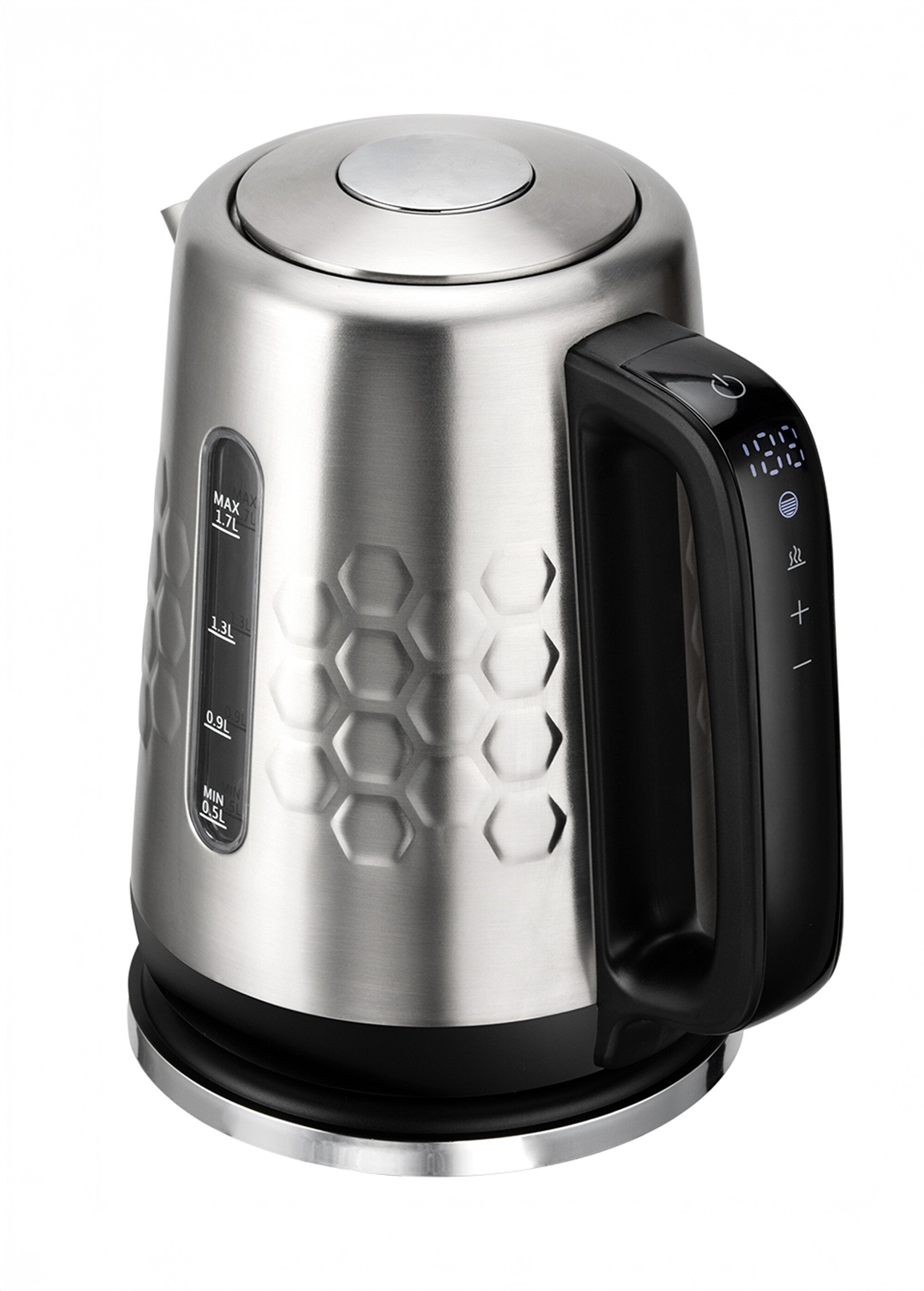 Bouilloire inox programmable 1,7L