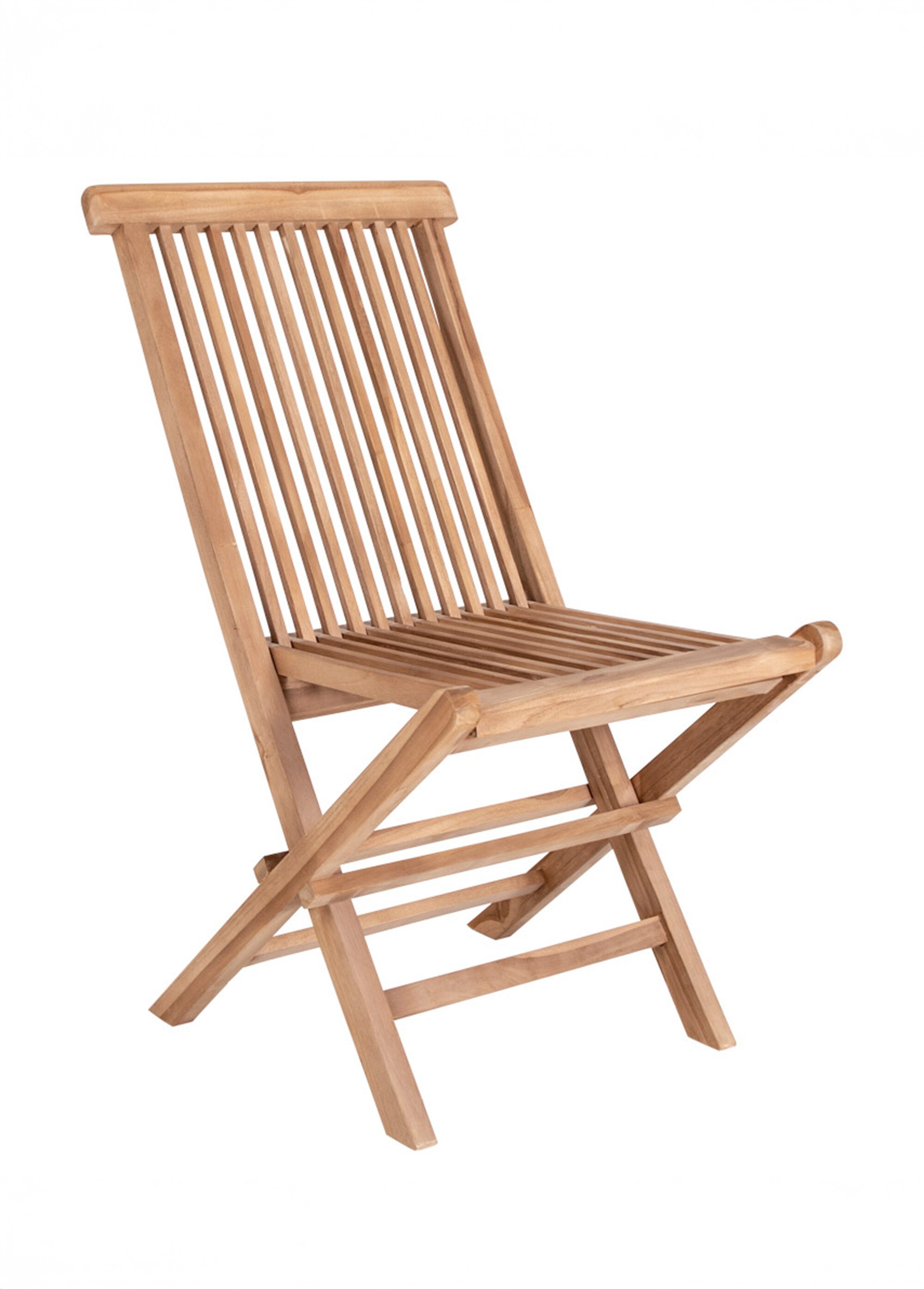 Chaise de jardin pliante en bois de teck