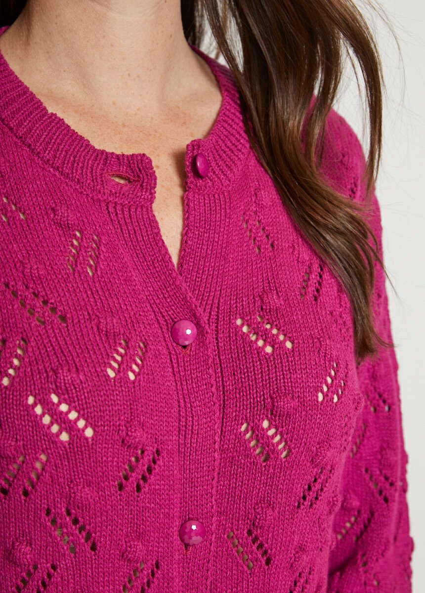 Cardigan Femme Maille Fine Col V – Boutonnage Devant, Manches Longues, Léger, Pour Bureau, Printemps, Automne