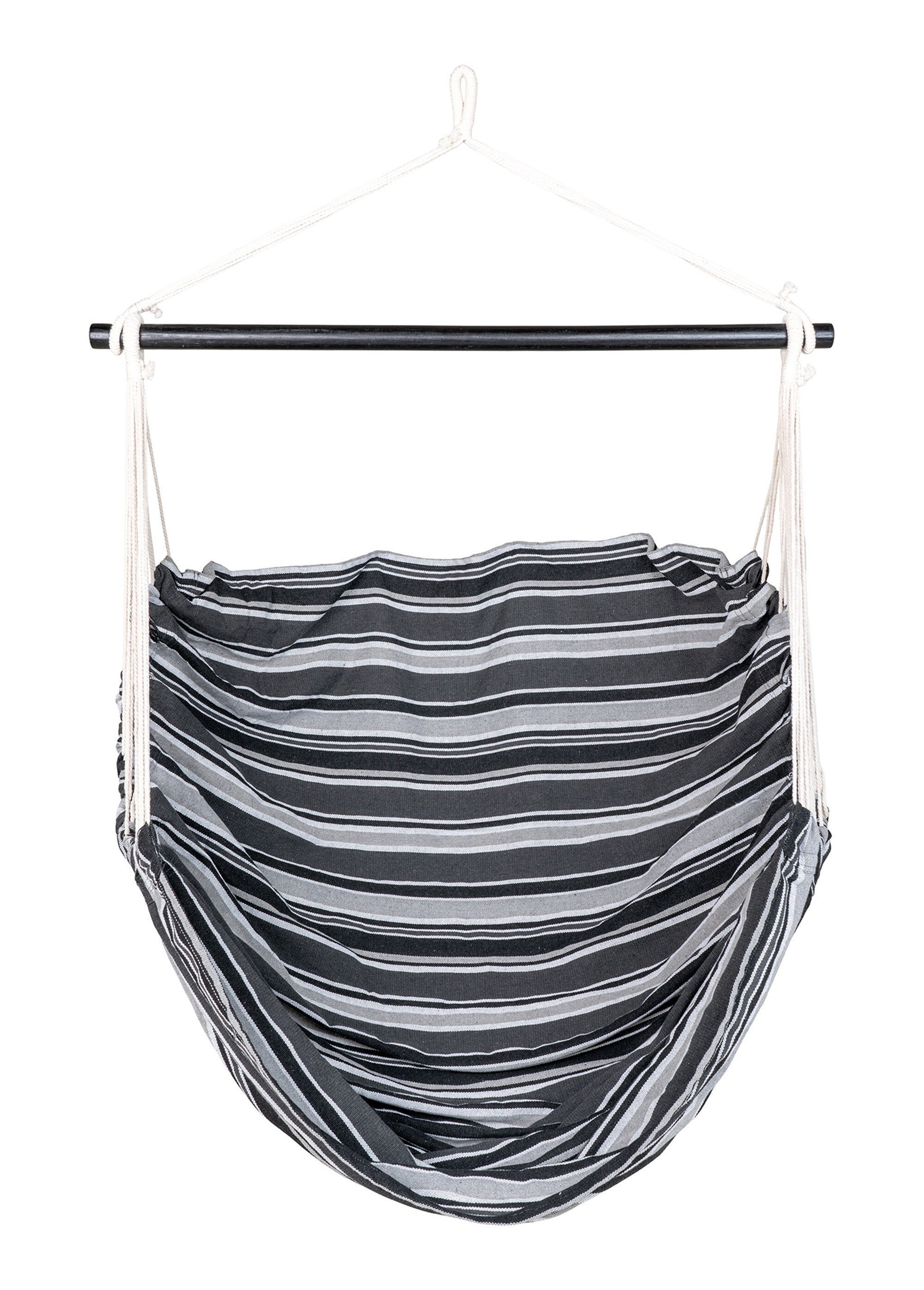 Hamac tissu à suspendre forme balançoire GRIS HN-7801195 DE1
