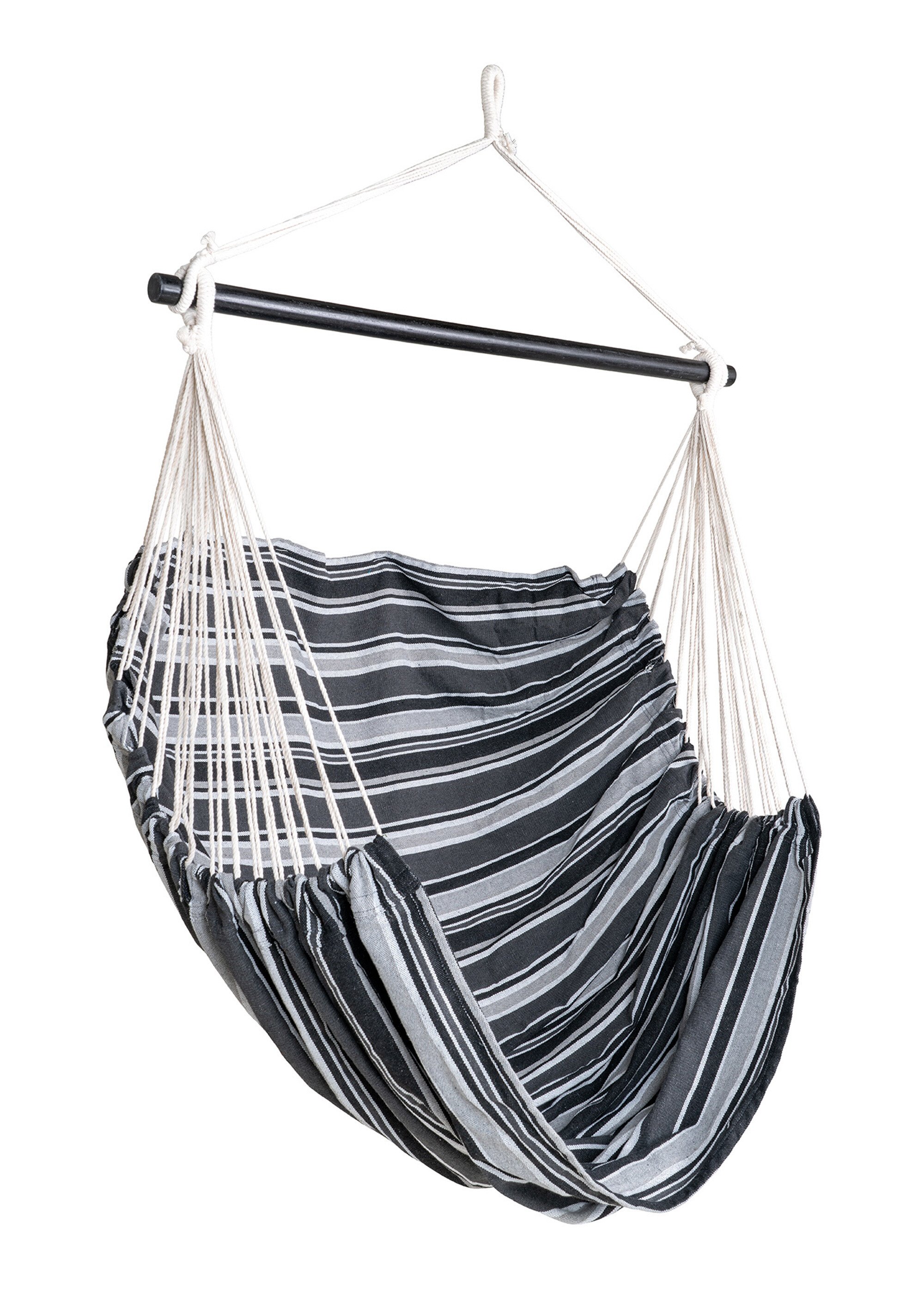 Hamac tissu à suspendre forme balançoire GRIS HN-7801195 FA1