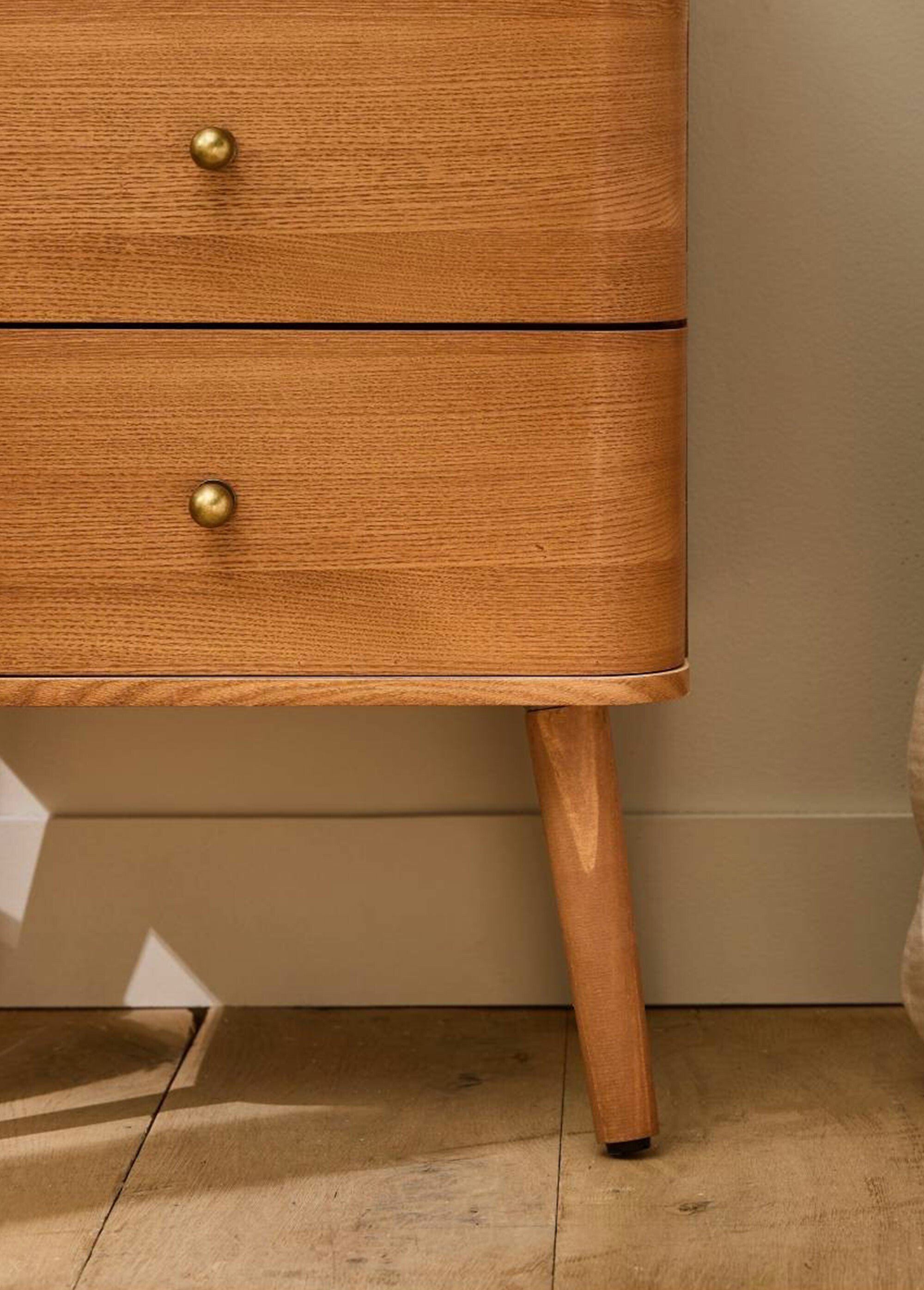 KARL Chevet 3 tiroirs arrondis BEIGE CAL-14912133 DE2