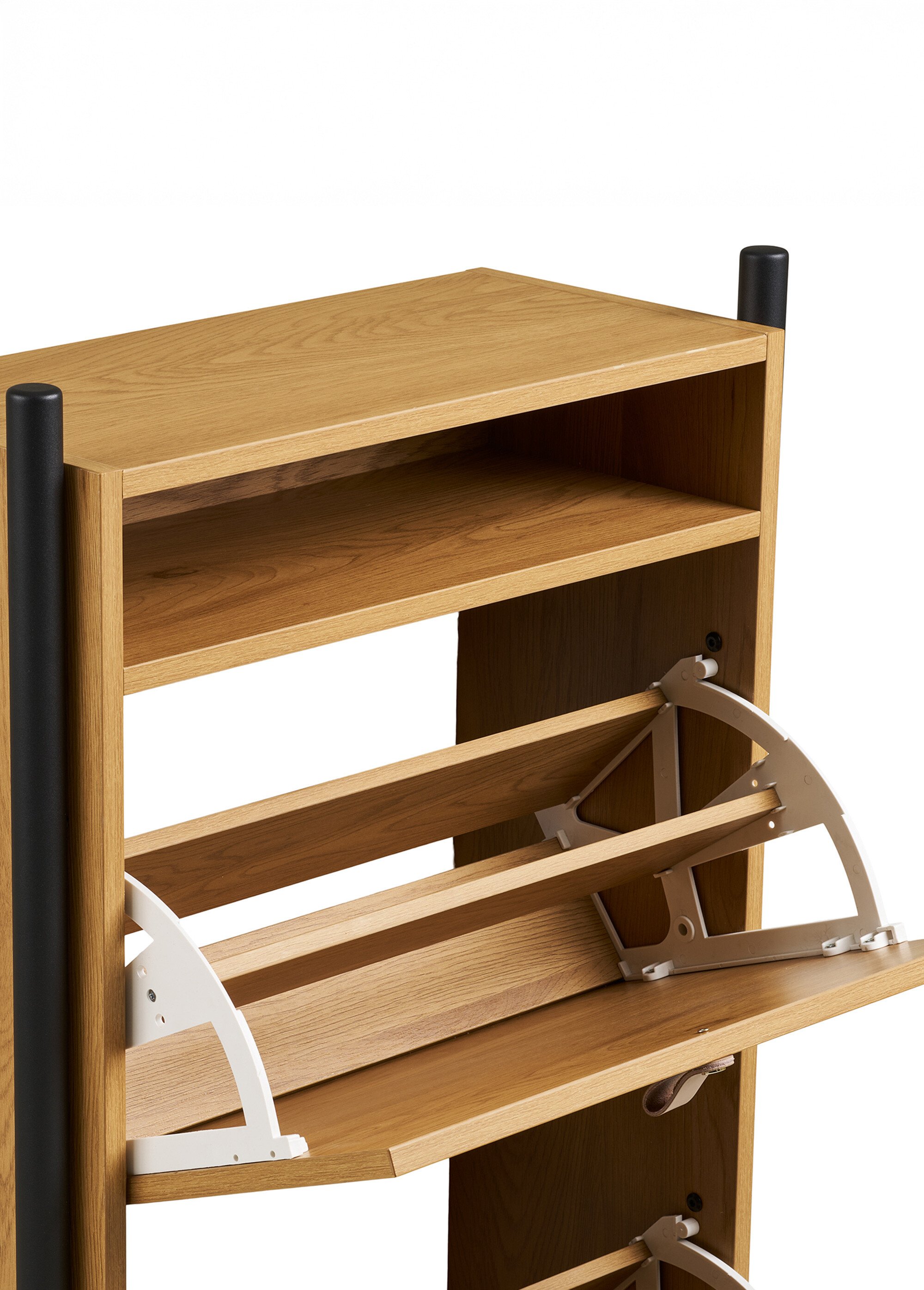 Meuble à chaussures 2 tiroirs à fixer BEIGE HN-4271010 DE2