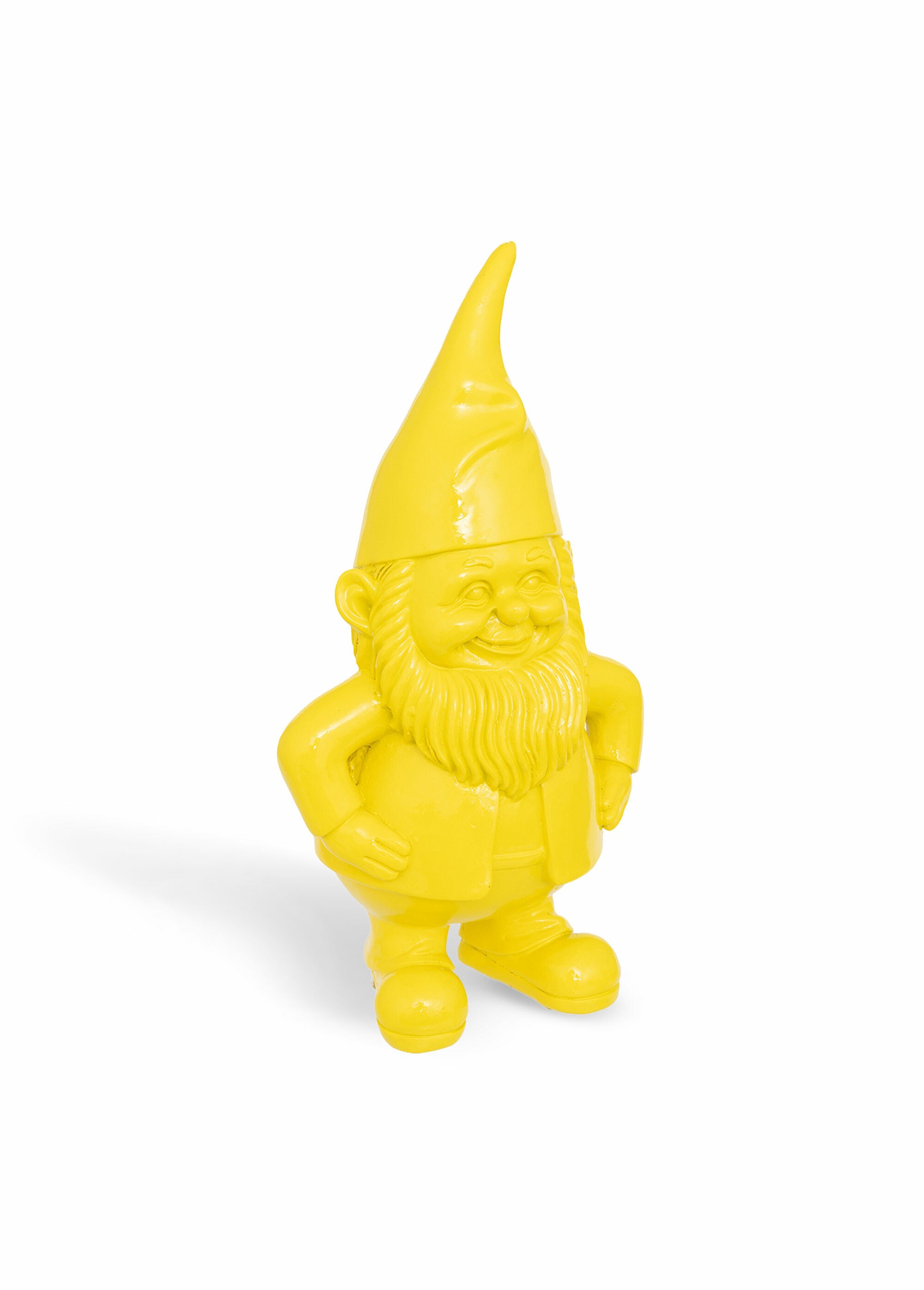 Statue nain de jardin monochrome