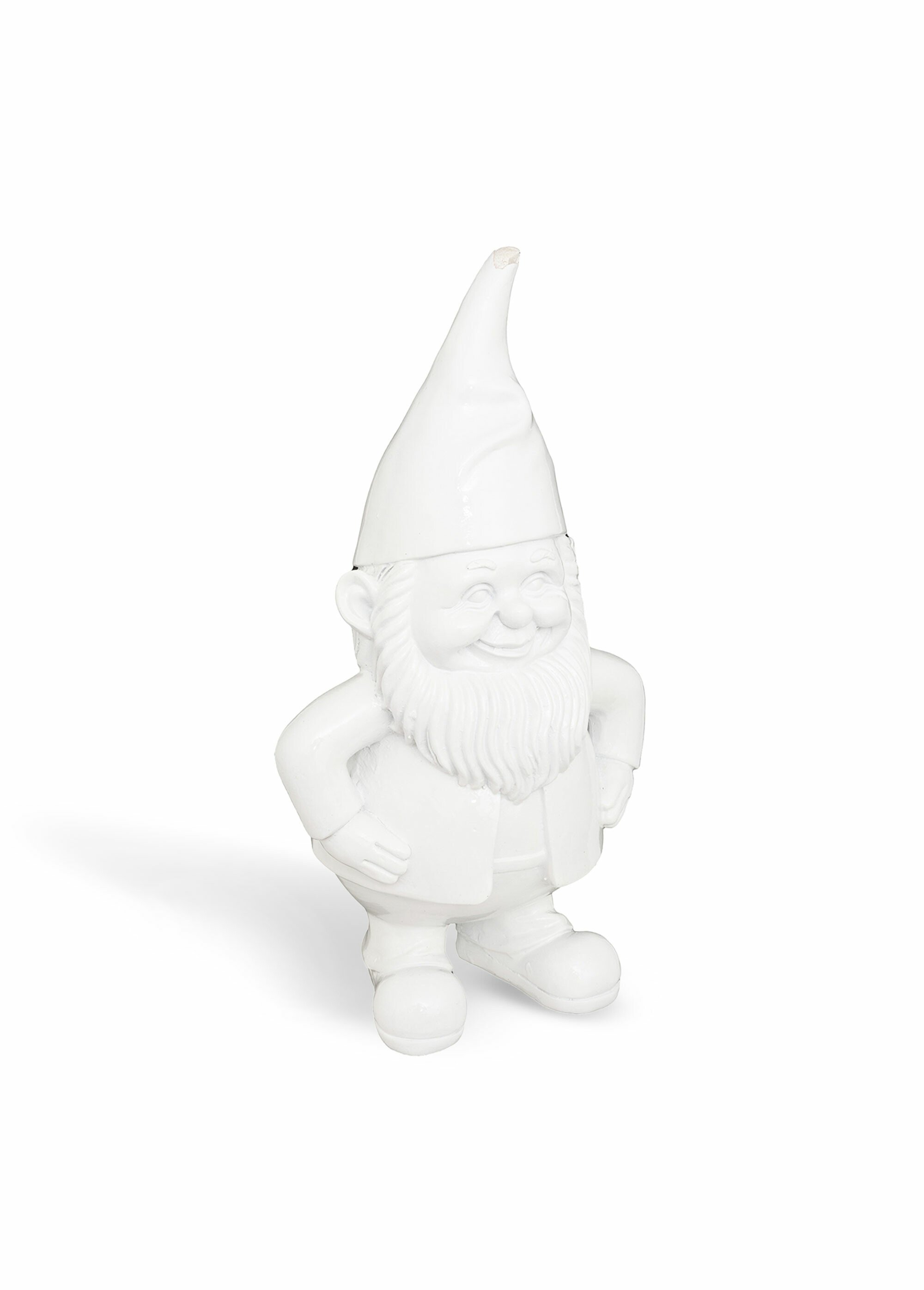 Statue nain de jardin monochrome