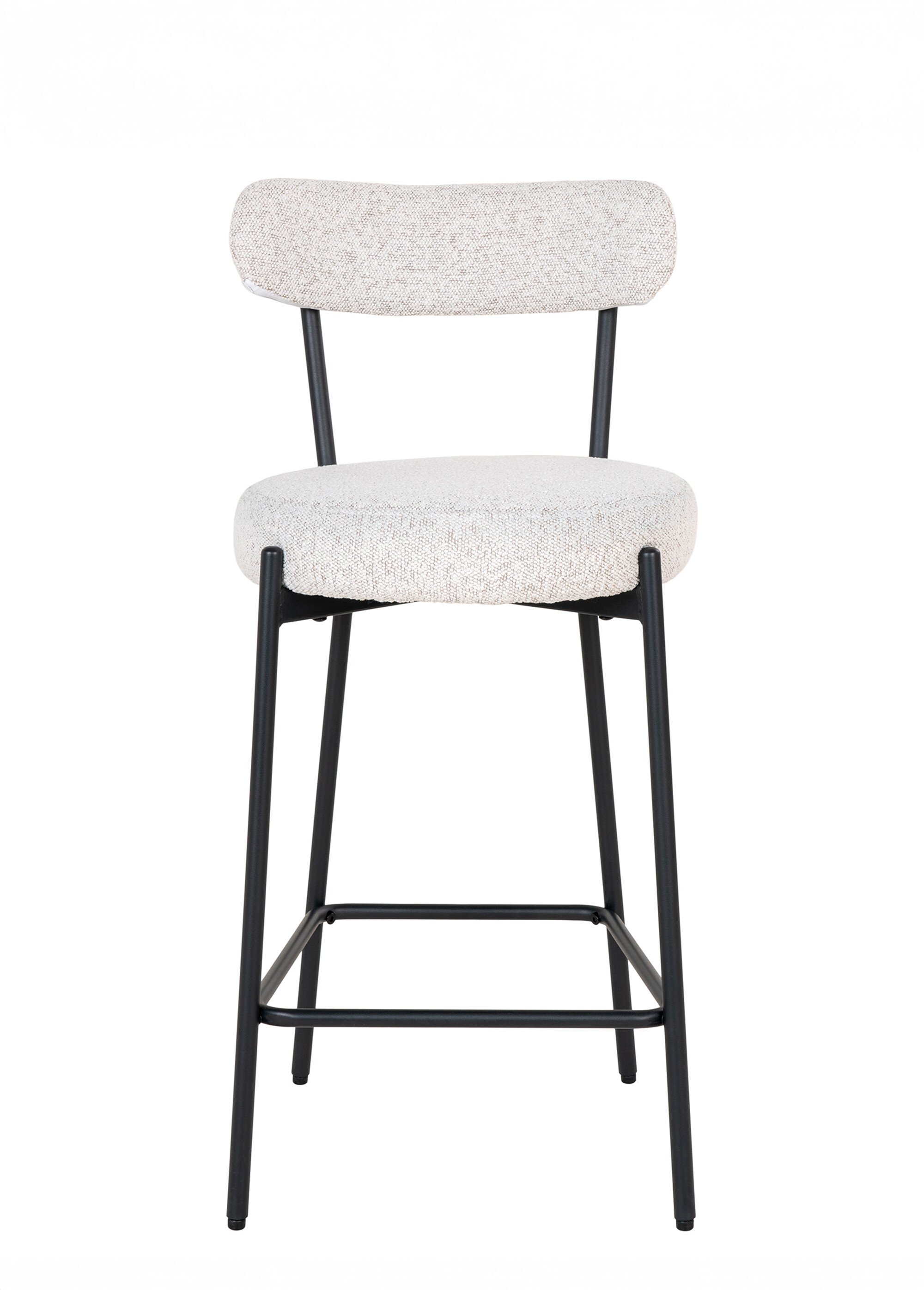 Tabouret de bar bouclette, structure métal