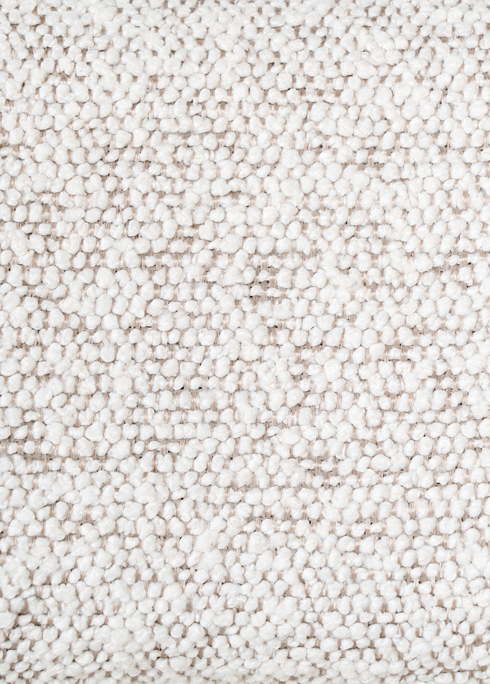 Tabouret de bar bouclette, structure métal BLANC HN-1001361 DE2